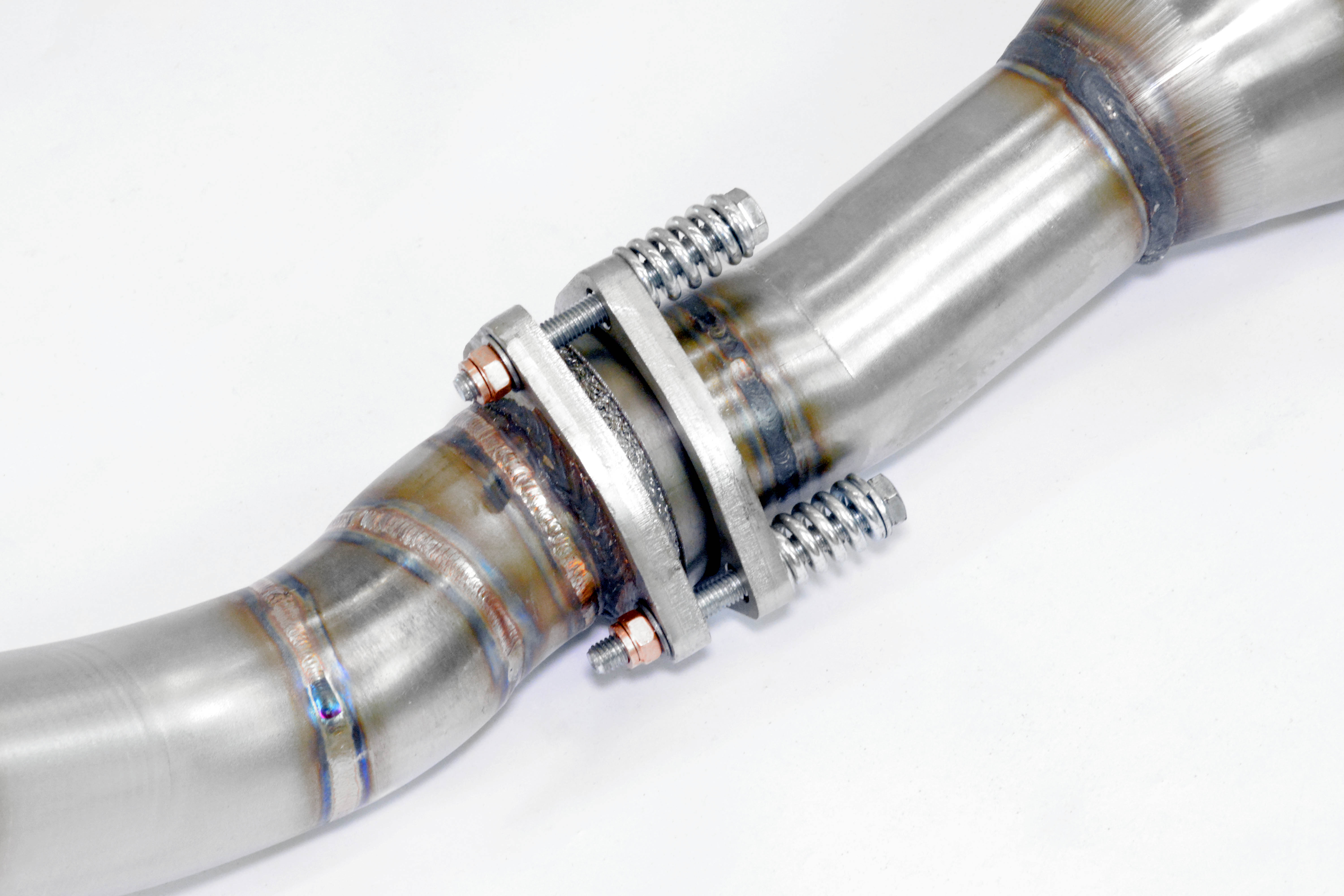 Downpipe sinistro + Catalizzatore metallico  