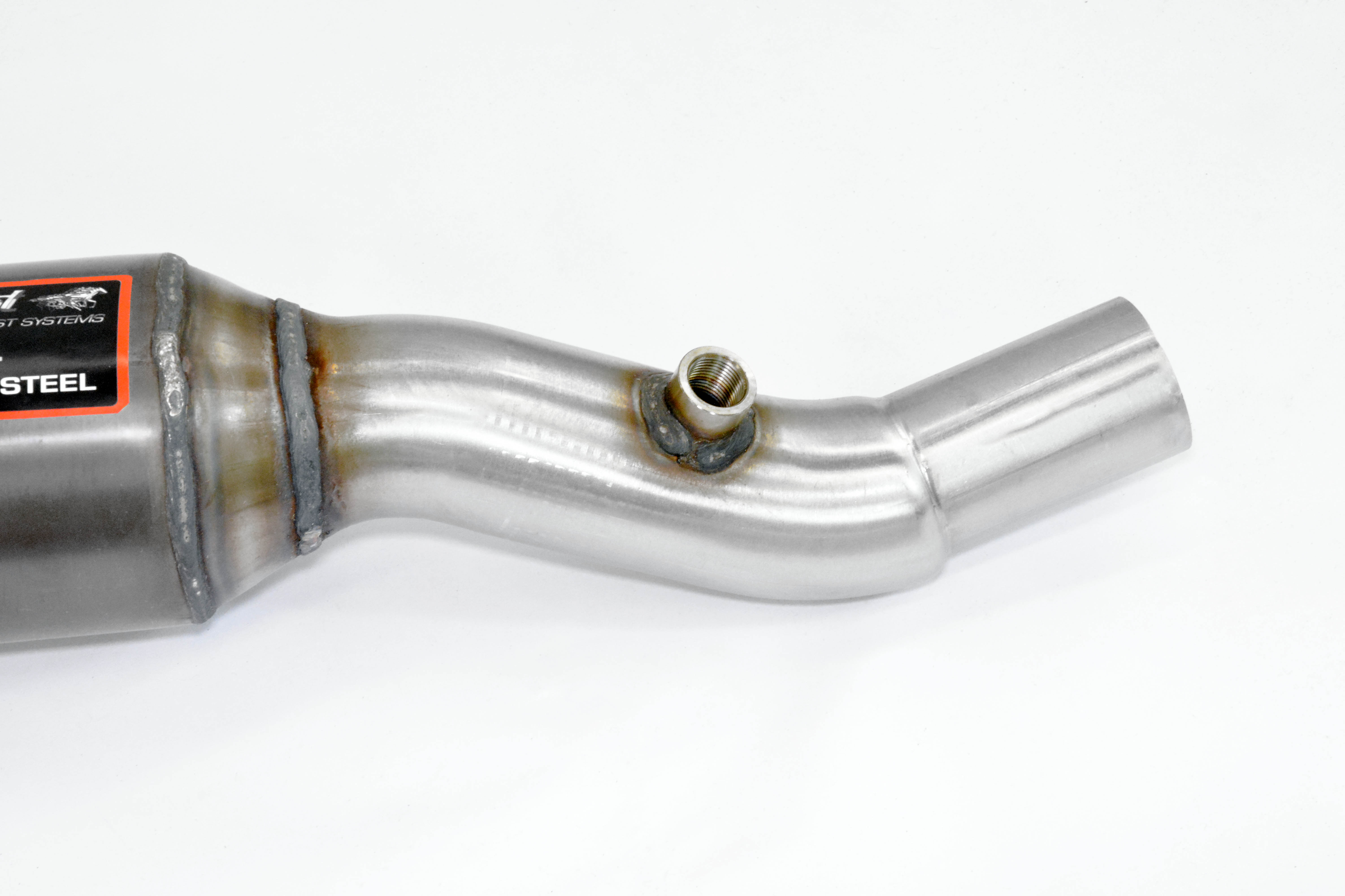 Downpipe destro + Catalizzatore metallico 