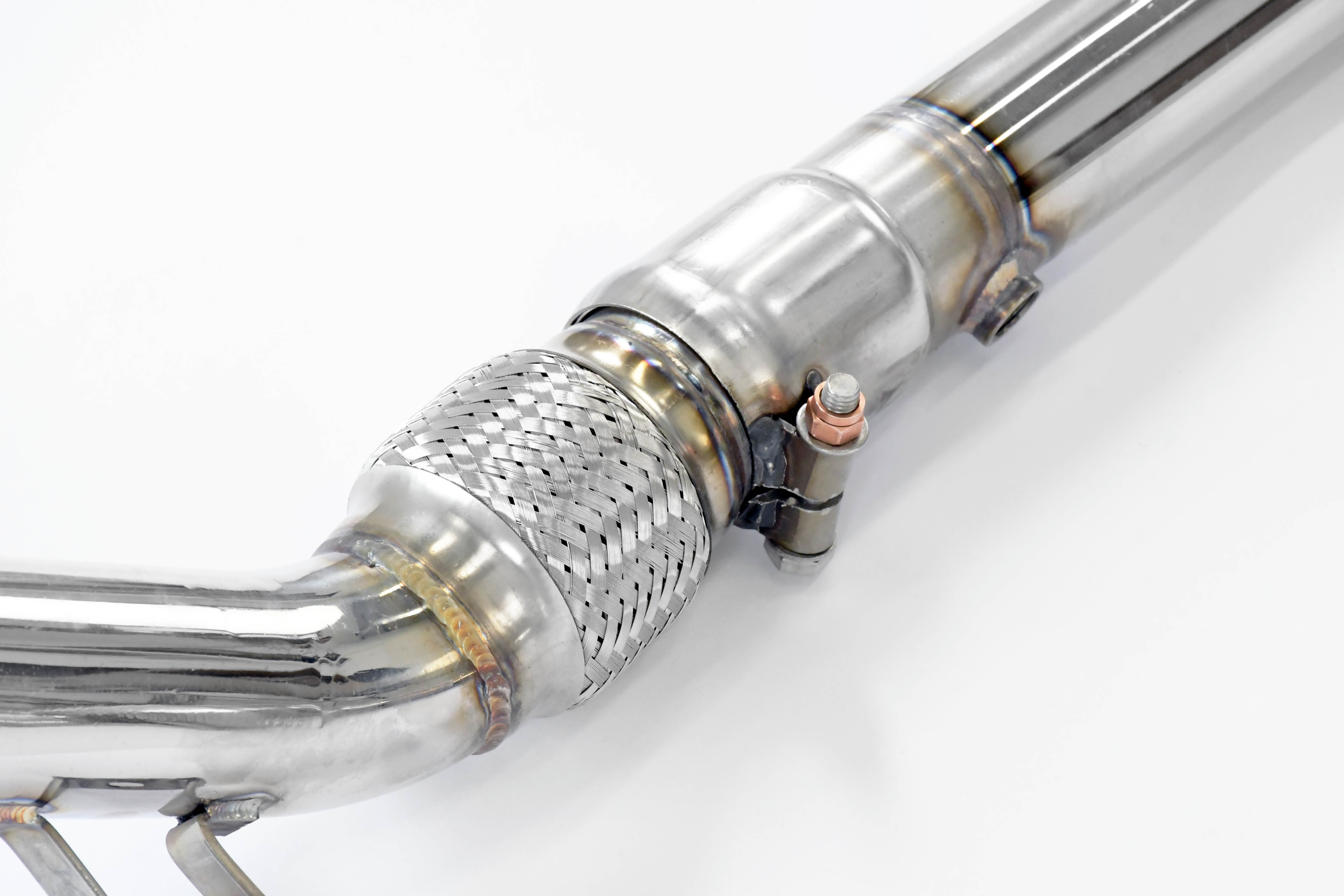 Kit downpipe Destro + Sinistro<br>(Sostituisce catalizzatore)