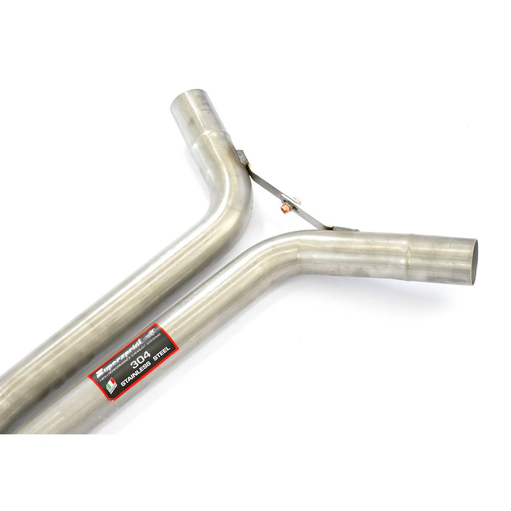 Tubo centrale "Race" X-Pipe<br>(Sostituisce silenziatore centrale serie)