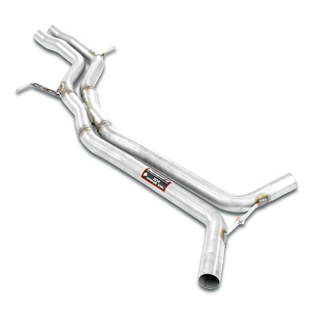 Tubo centrale "Race" X-Pipe<br>(Sostituisce silenziatore centrale serie)