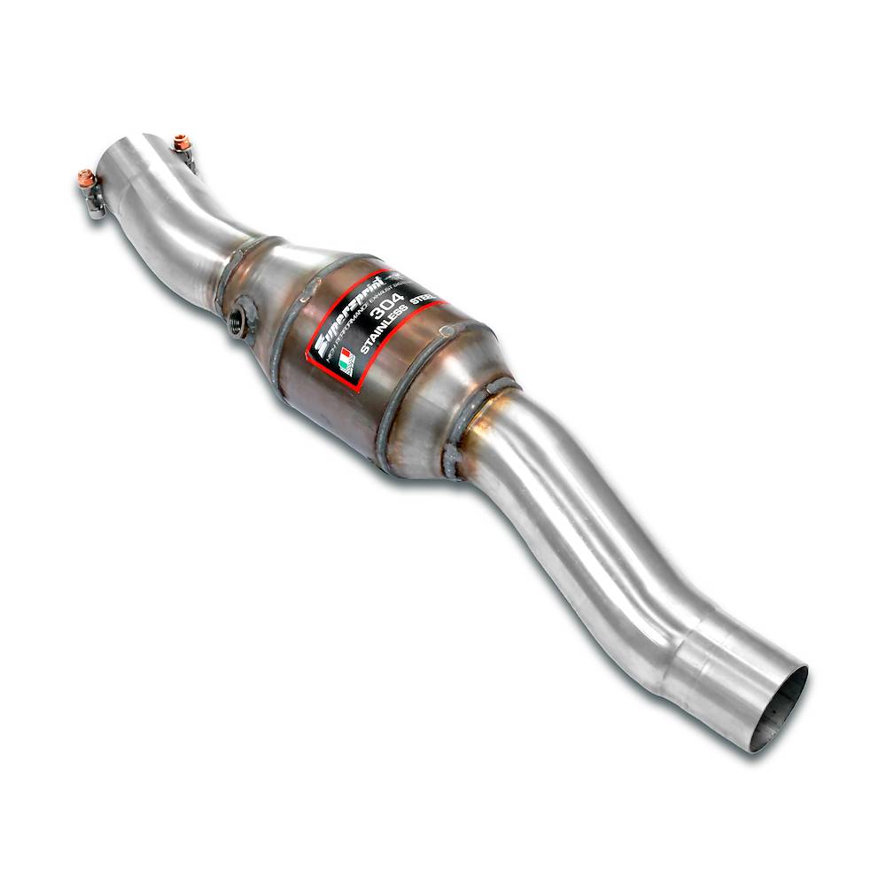 Scarico anteriore destro con catalizzatore metallico