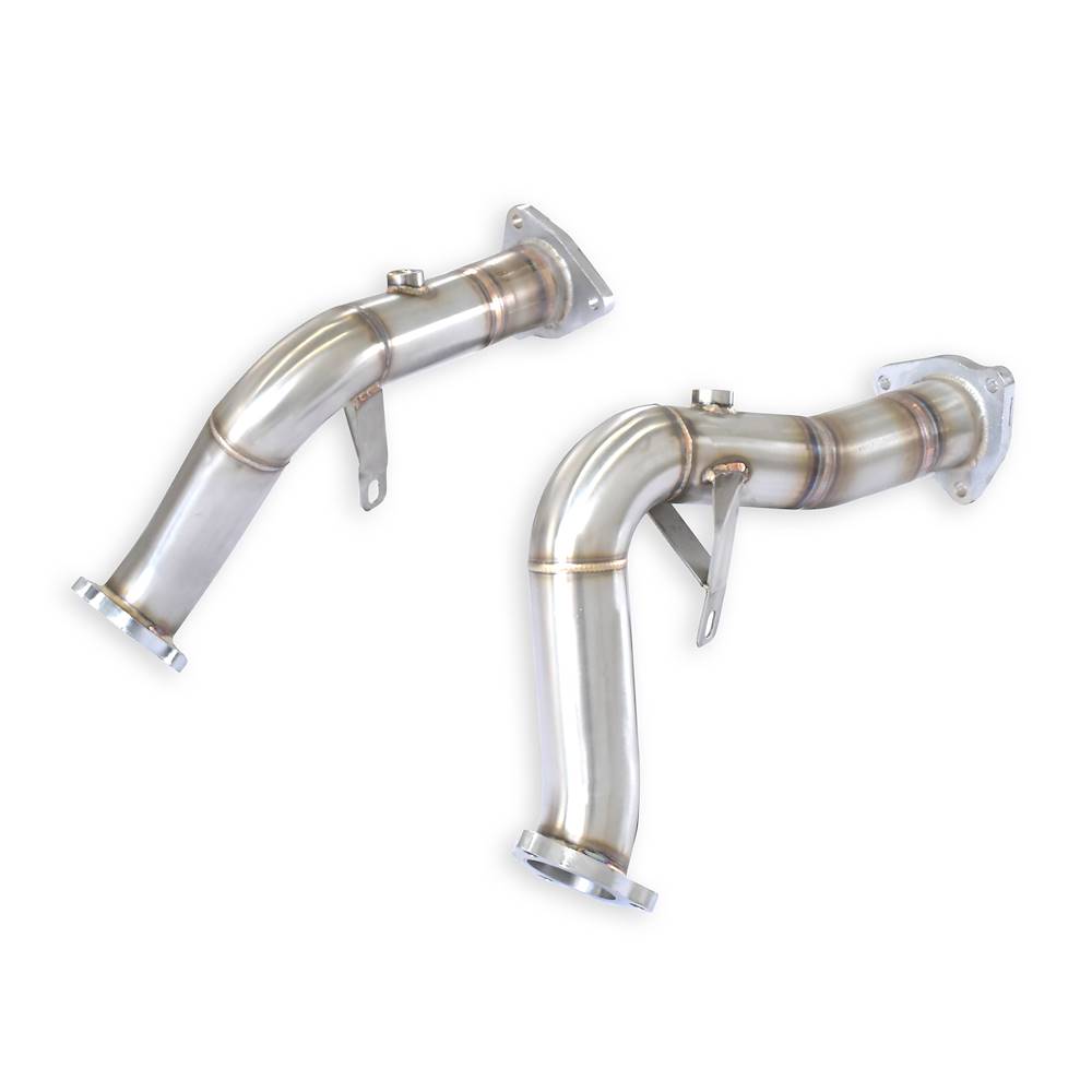 Downpipe destro + sinistro<br>(Sostituisce catalizzatore di serie - Guida a sinistra)