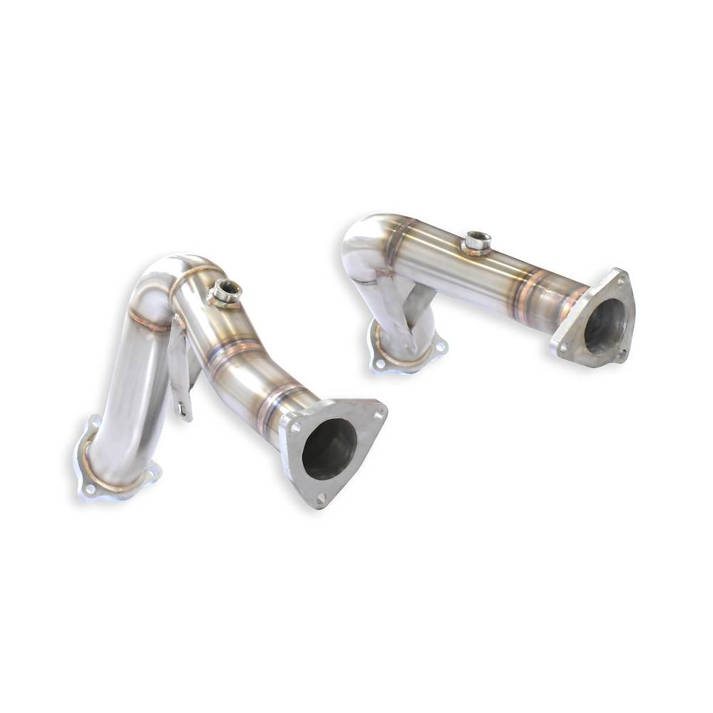 Downpipe destro + sinistro<br>(Sostituisce catalizzatore di serie - Guida a sinistra)