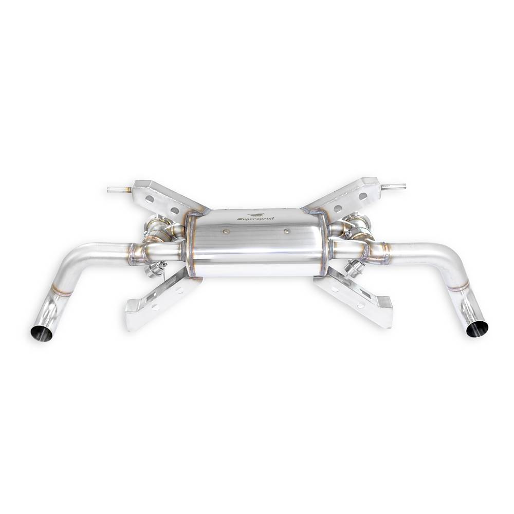 Posteriore con valvole Destro - Sinistro (Elimina catalizzatore di serie secondari - da montare con terminali di serie)<br><strong><span style="color:#ea0000;">-14,0 Kg</span></strong>