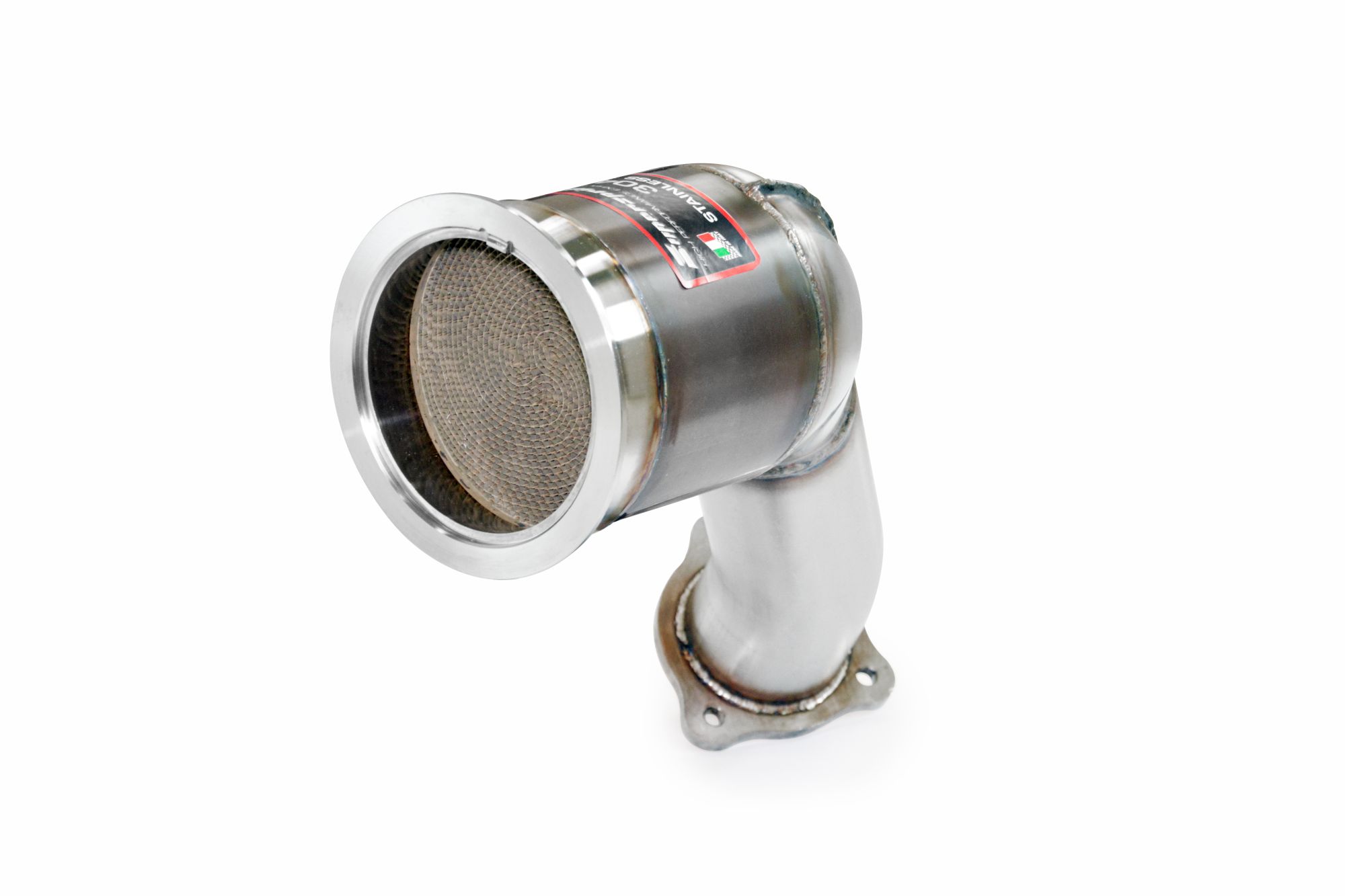 Downpipe Destro + catalizzatore metallico<br>(Guida a sinistra / destra)