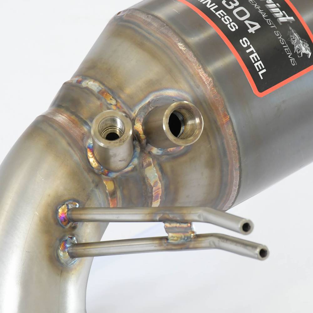 Downpipe Destro + catalizzatore metallico<br>(Guida a sinistra / destra)