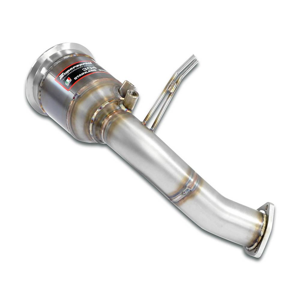 Downpipe Destro + catalizzatore metallico<br>(Guida a sinistra / destra)
