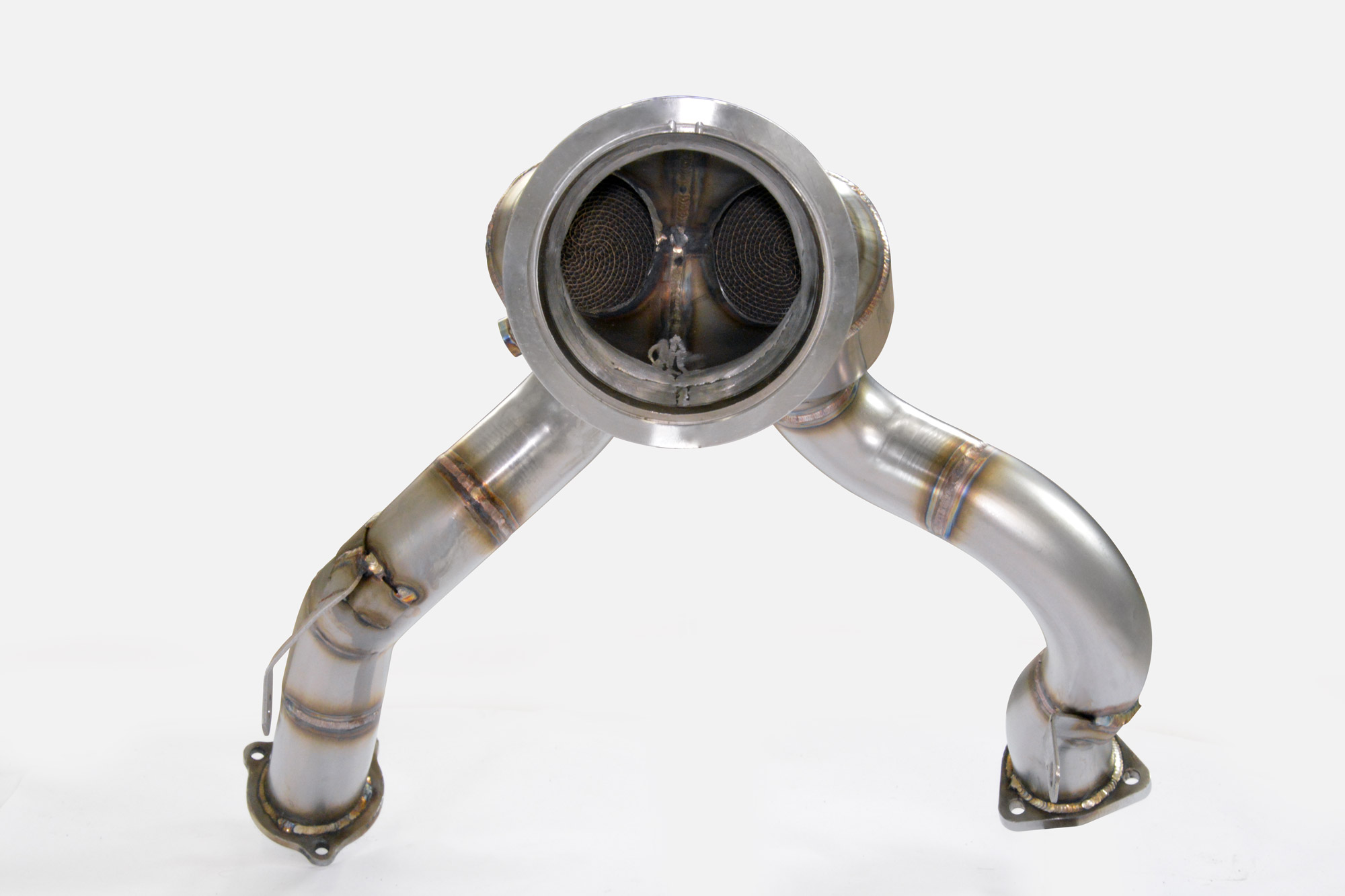 Downpipe + Catalizzatore metallico 