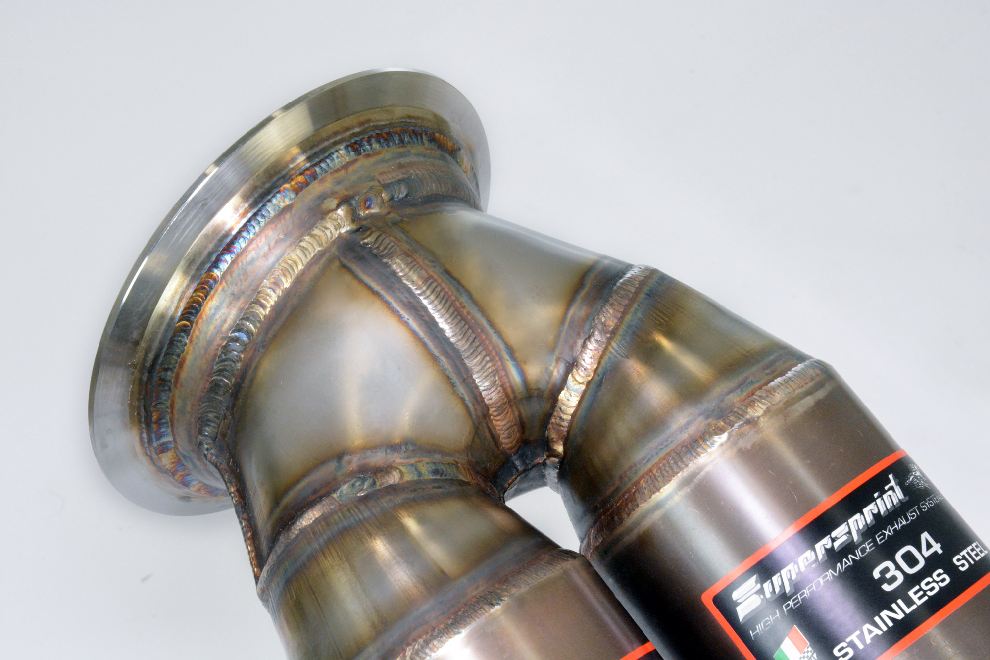 Downpipe + Catalizzatore metallico 