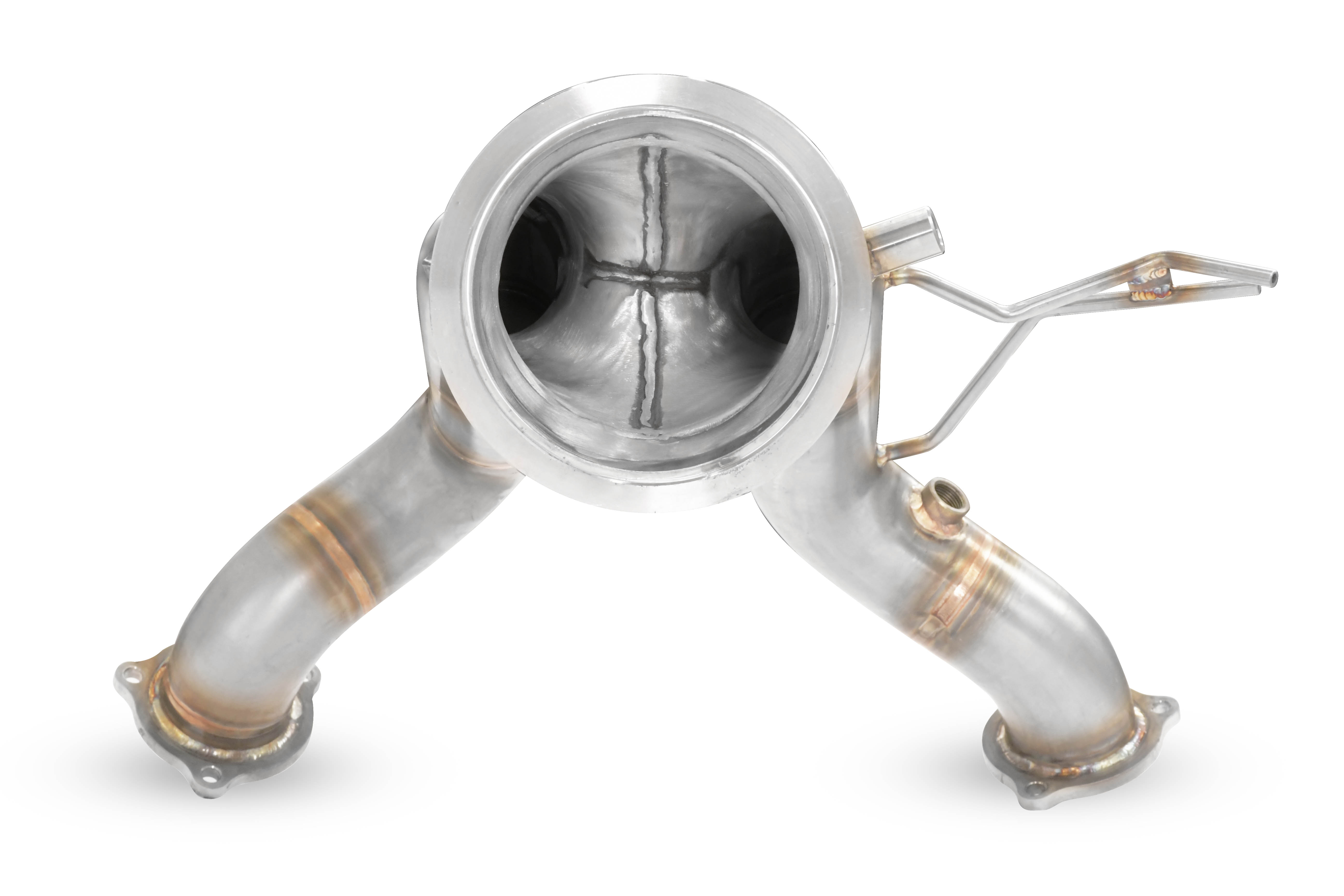 Downpipe<br>Elimina catalizzatore + GPF<br>(Guida a destra / sinistra)   