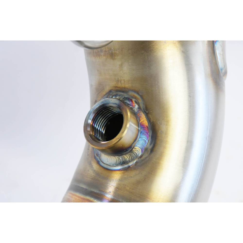 Downpipe destro - sinistro + catalizzatore metallico<br>Sostituisce catalizzatore di serie + GPF<br>(Guida a destra / sinistra)