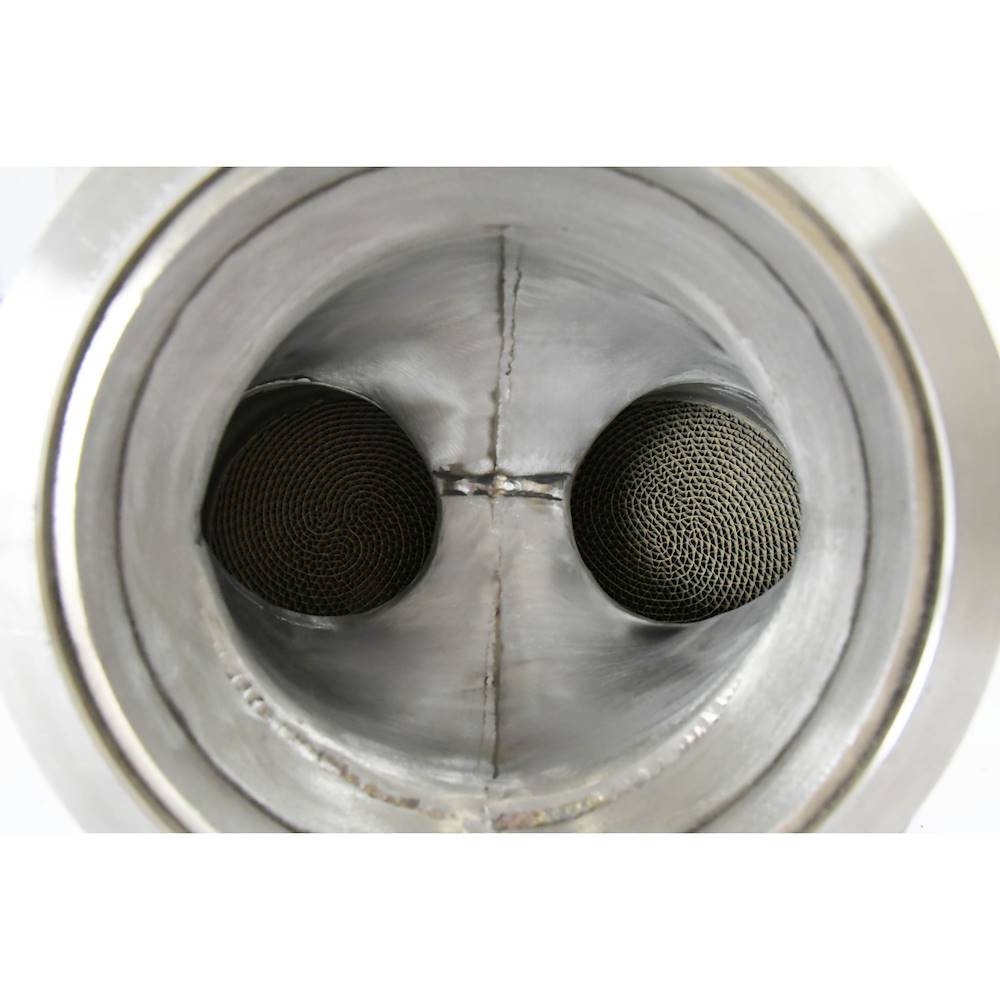 Downpipe destro - sinistro + catalizzatore metallico<br>Sostituisce catalizzatore di serie + GPF<br>(Guida a destra / sinistra)