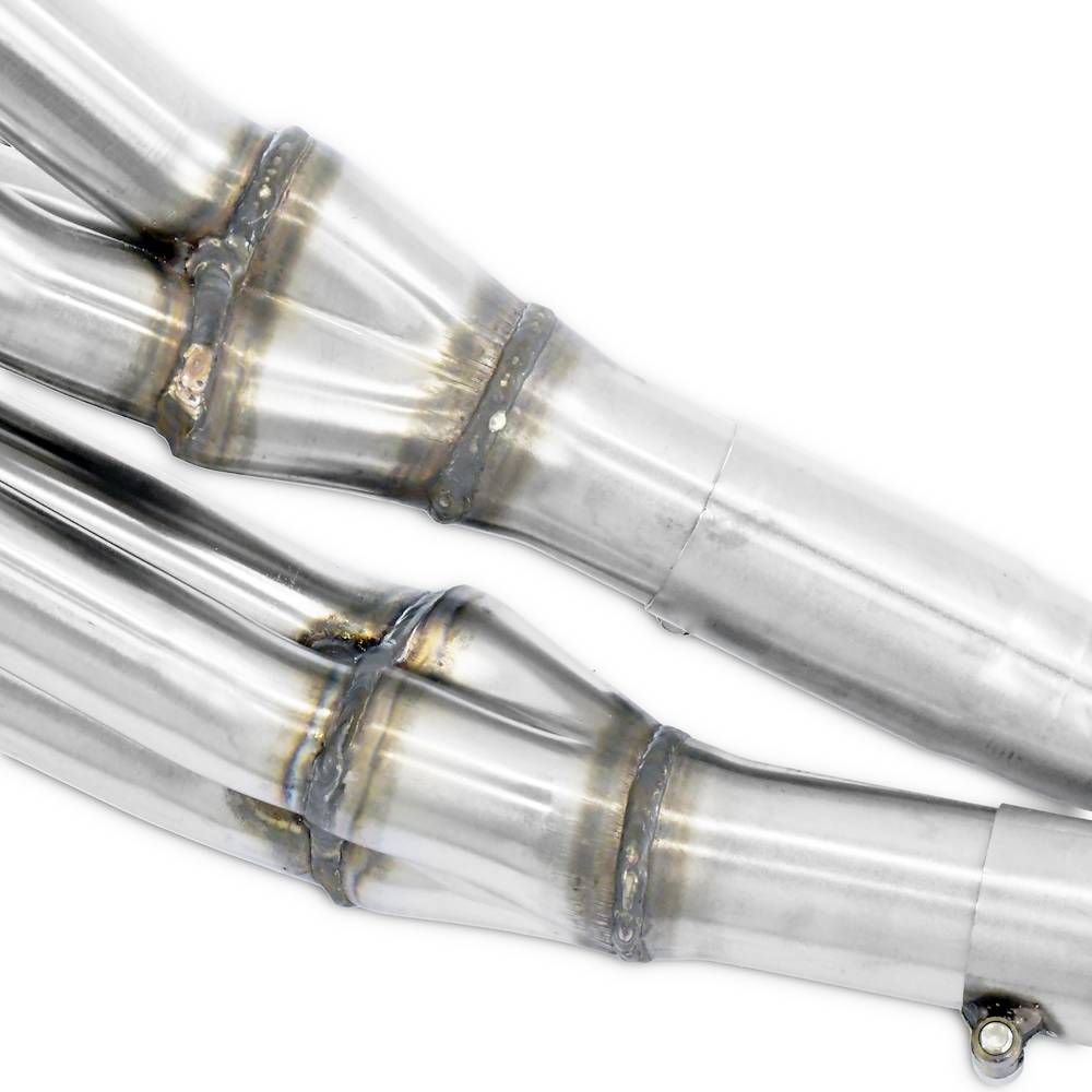 Collettore + "X-Pipe"<br>(Guida a sinistra)<br>100% Inox<br>Per catalizzatore di serie