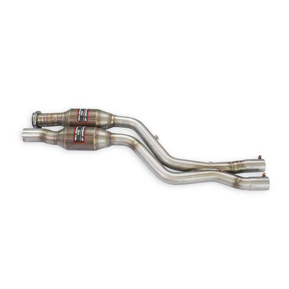 Anteriore con catalizzatore metallico destro - sinistro + "X-Pipe"