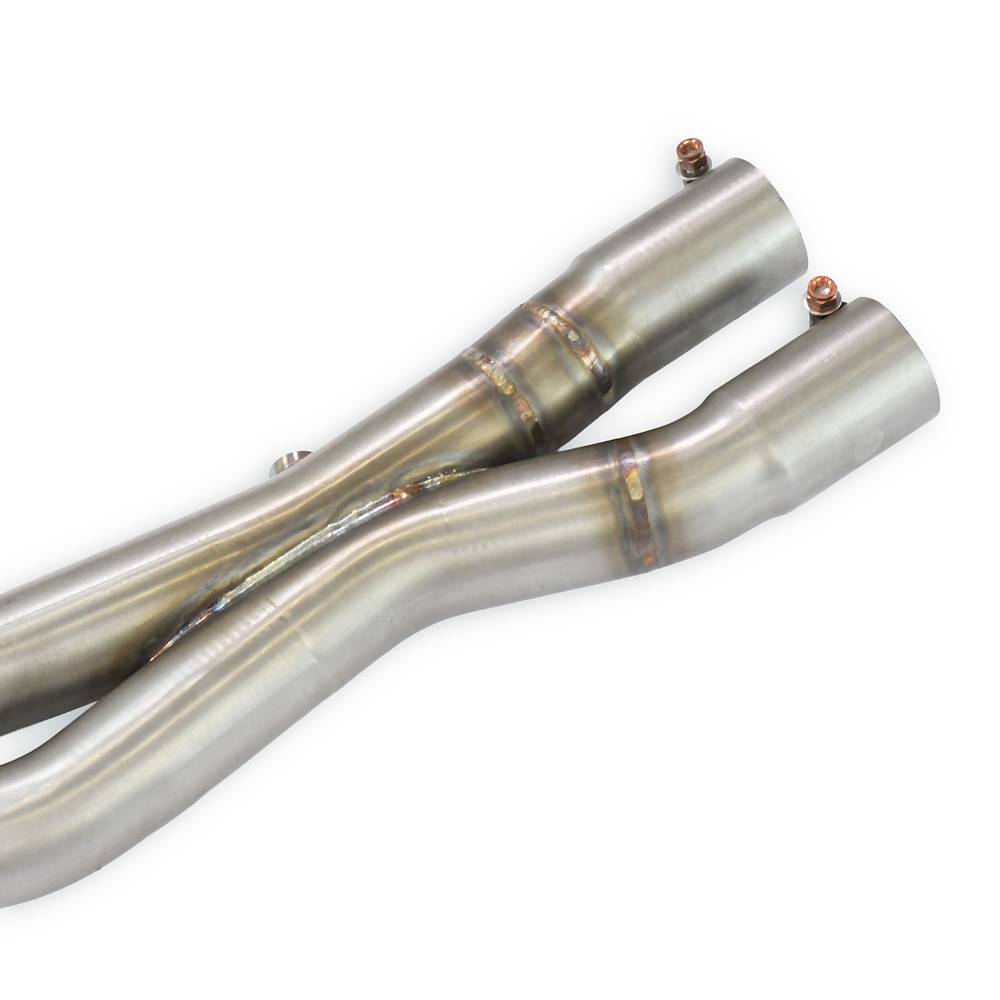 Anteriore con catalizzatore metallico destro - sinistro + "X-Pipe"