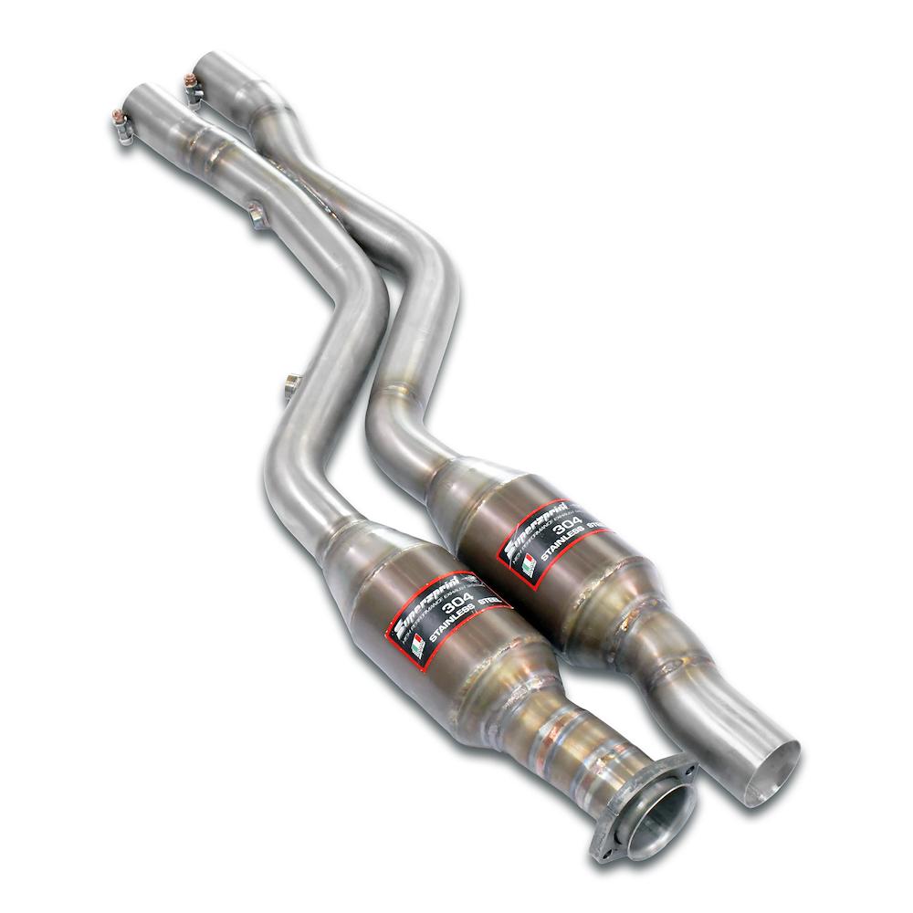 Anteriore con catalizzatore metallico destro - sinistro + "X-Pipe"