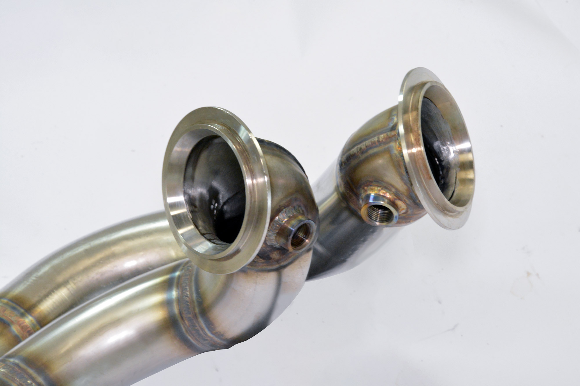 Kit downpipe Destro - Sinistro senza giunto compensatore<br>(sostituisce pre-catalizzatore principale)