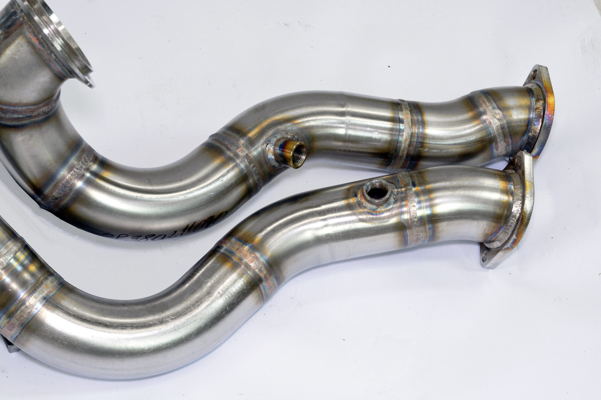 Kit downpipe Destro - Sinistro senza giunto compensatore<br>(sostituisce pre-catalizzatore principale)