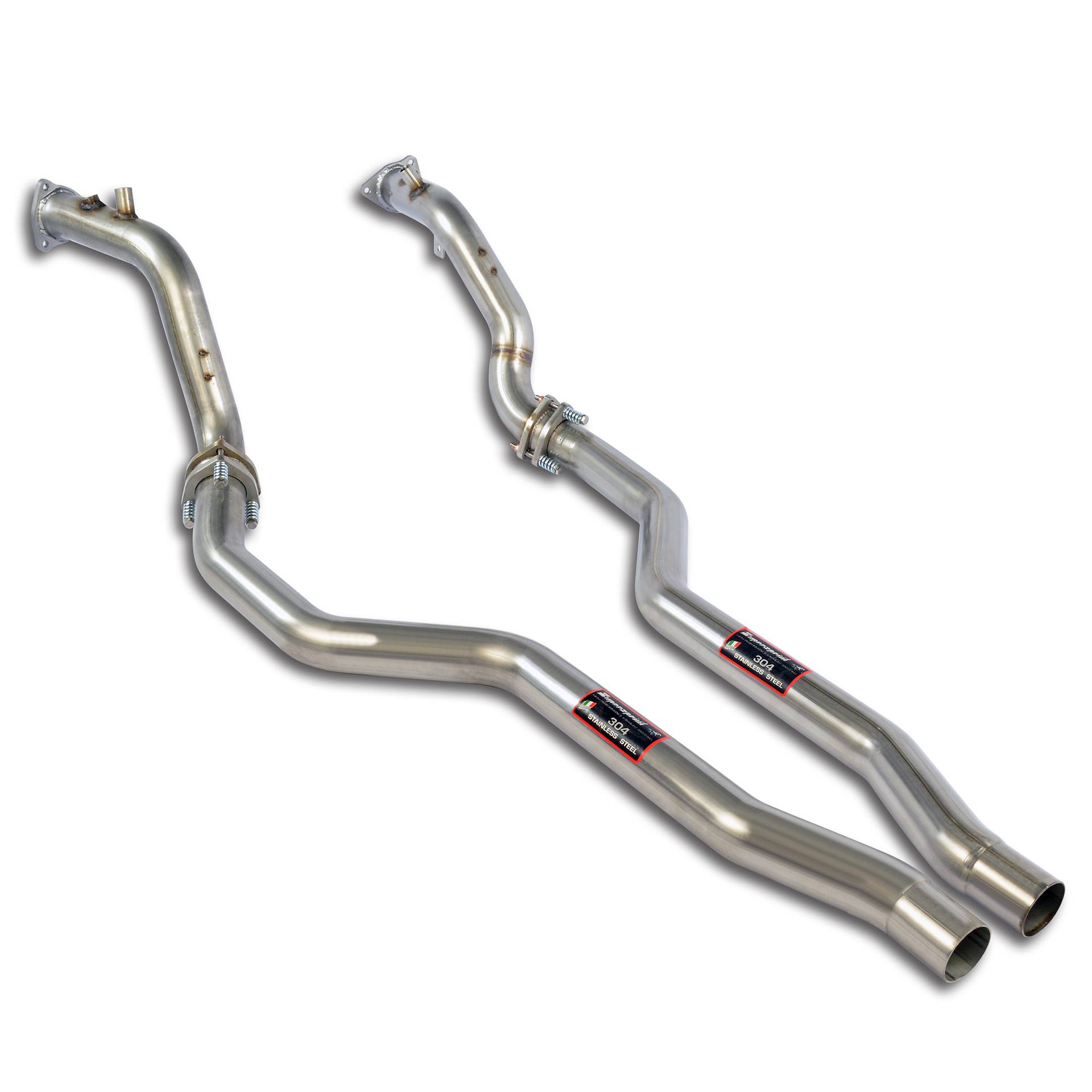 Kit downpipe Destro + Sinistro<br>(Sostituisce catalizzatore)