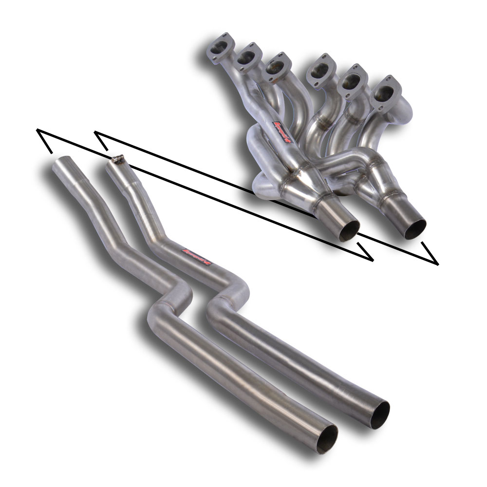 Collettore + tubi raccordo 100% Inox<br>(Guida a sinistra)