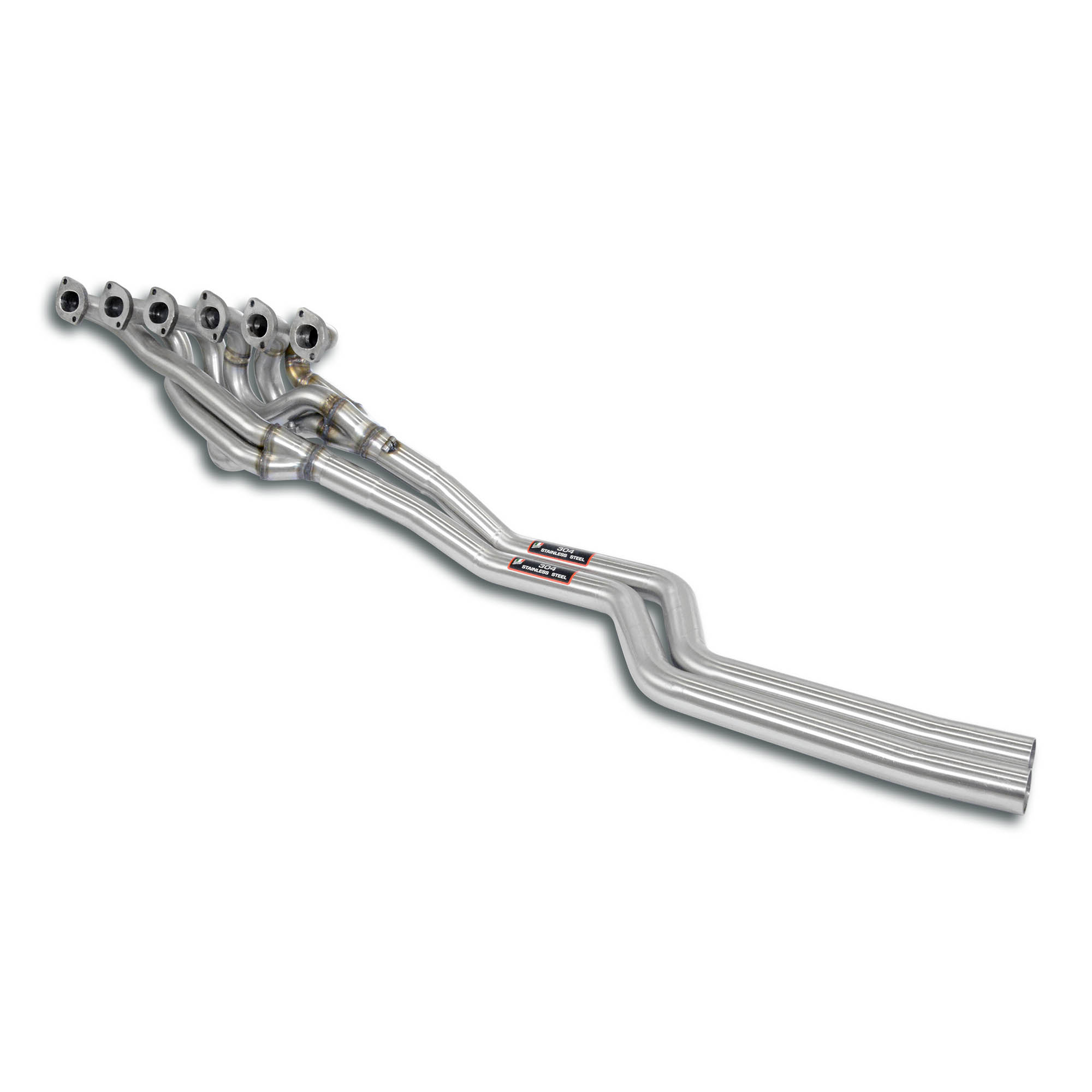 Collettore + tubi raccordo 100% Inox<br>(Guida a sinistra)