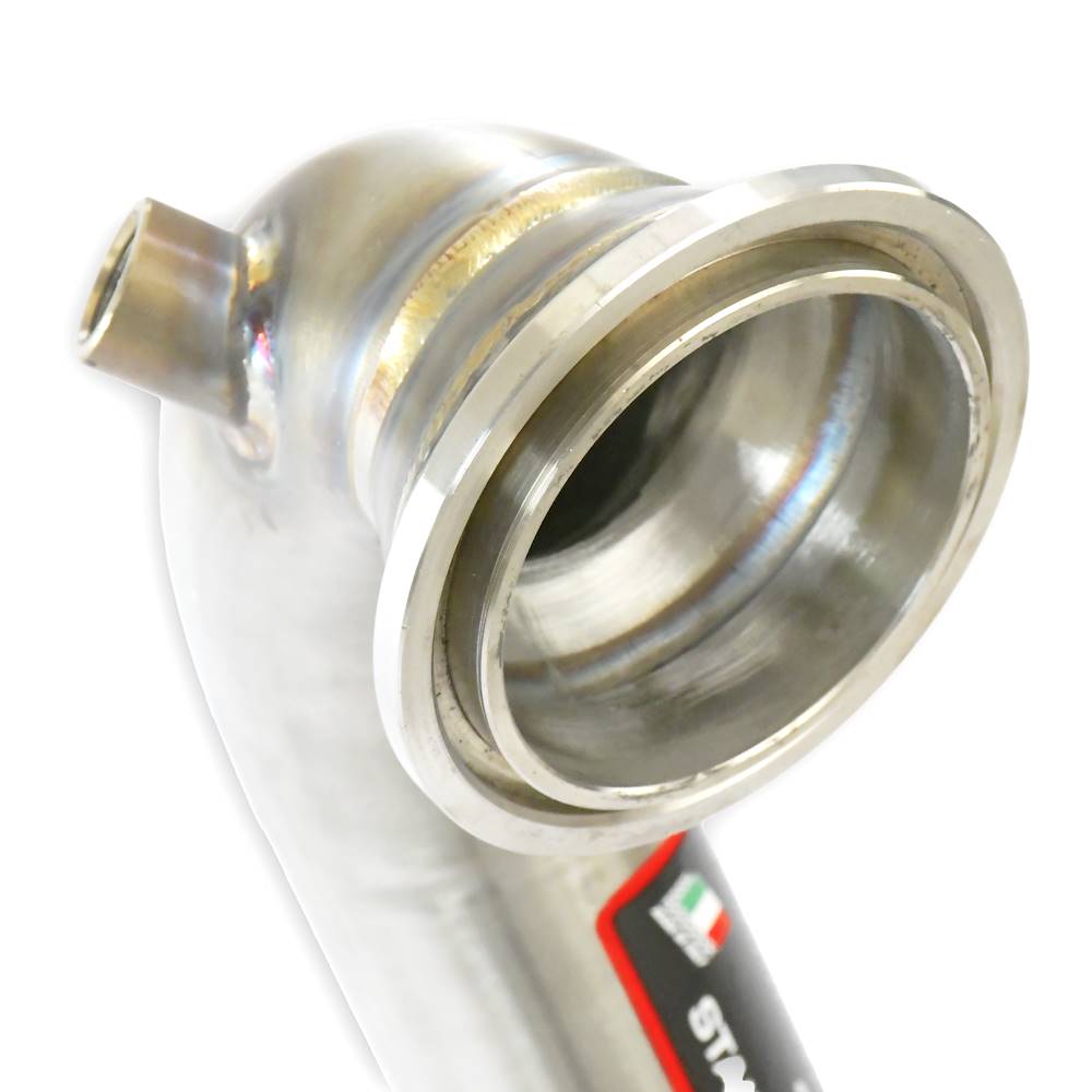 Downpipe<br>Con prese per sensori<br>(Sostituisce catalizzatore di serie)