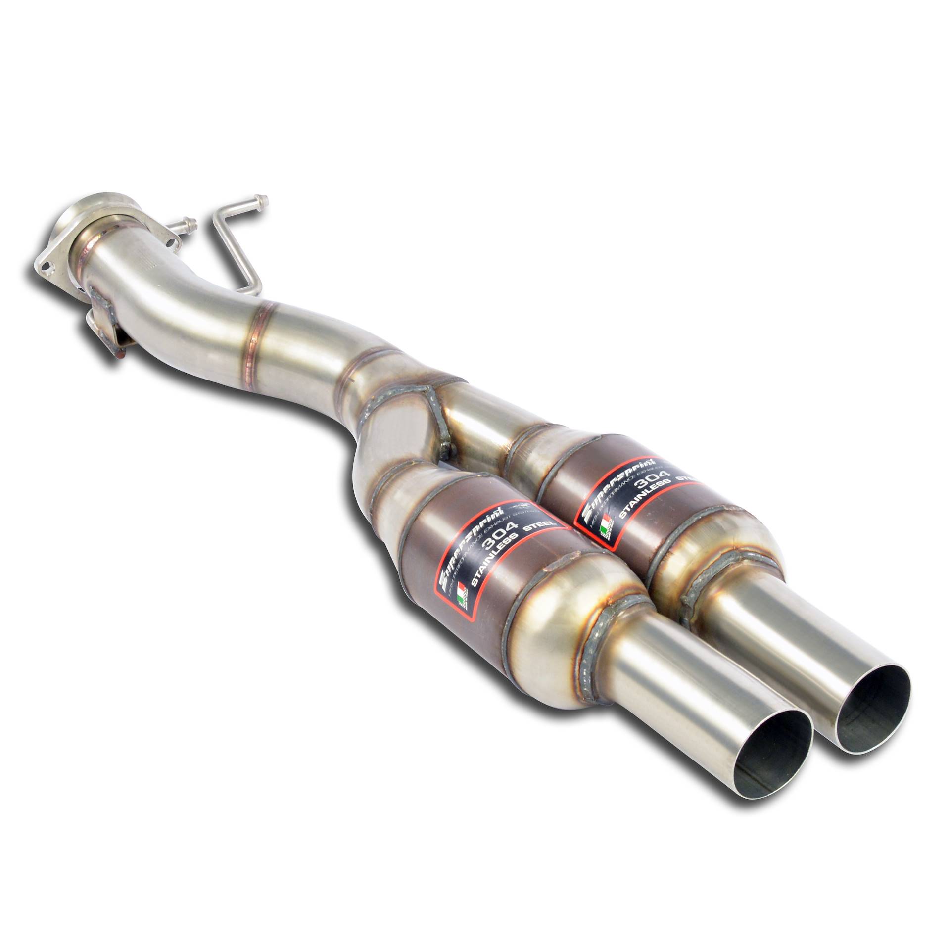"Y-Pipe" con catalizzatori metallici destro - sinistro