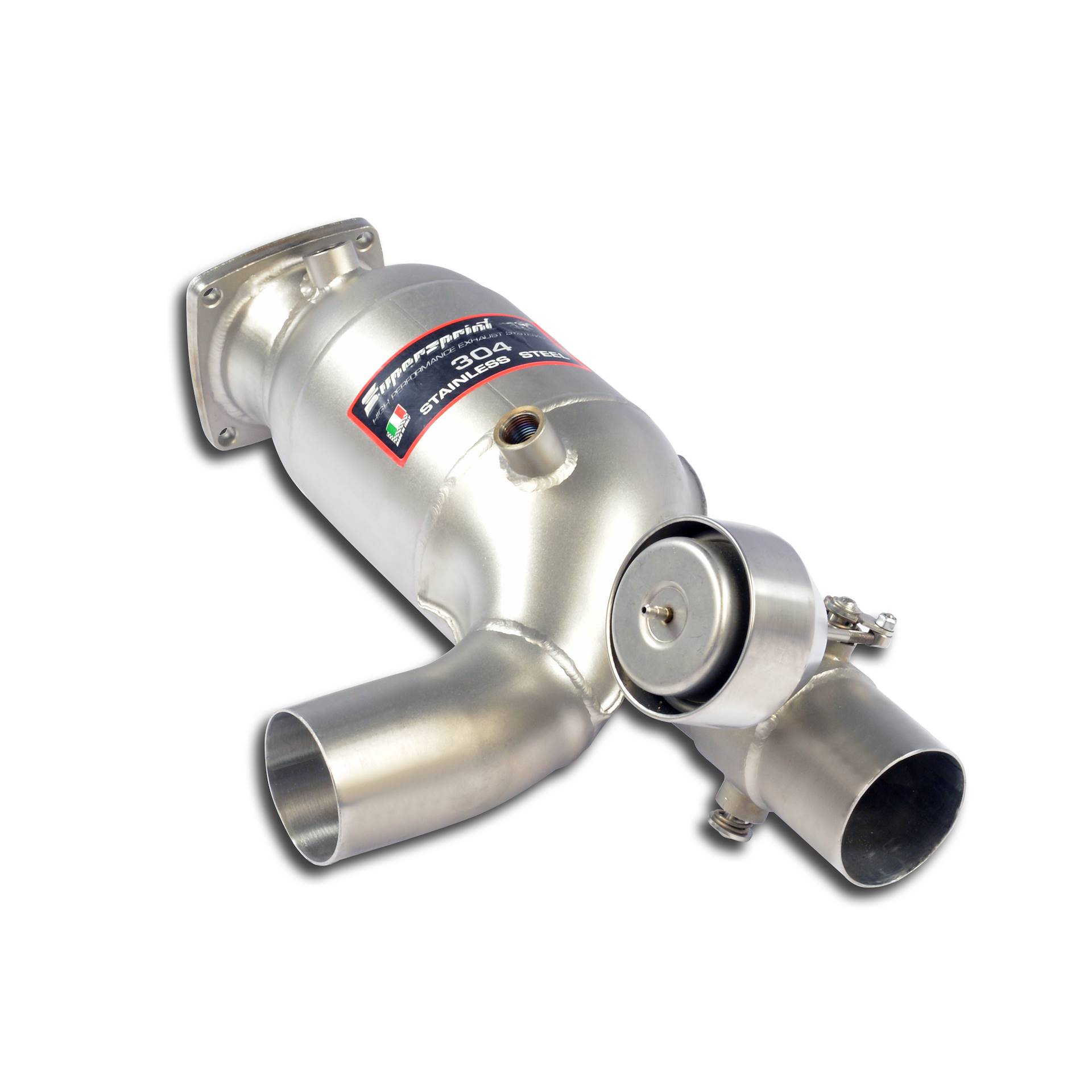 Anteriore con Catalizzatore Metallico + Valvola Destro