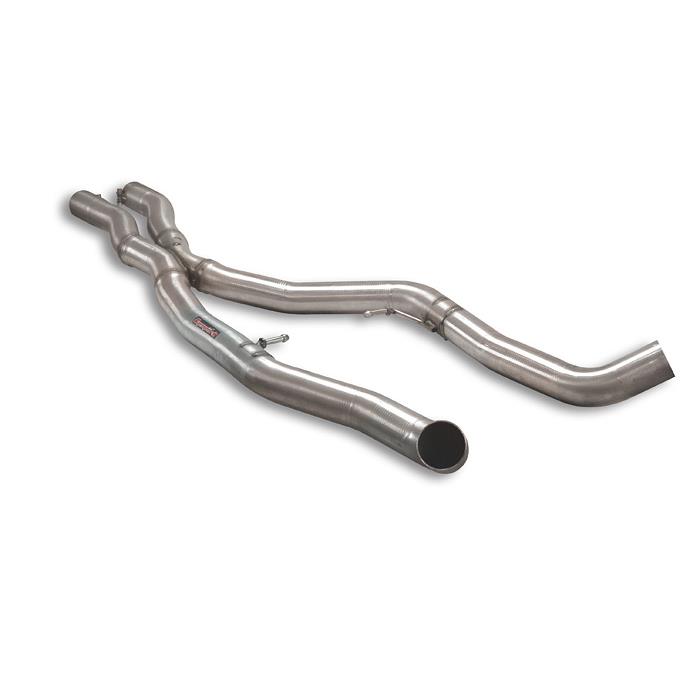 Tubo centrale "X-Pipe" + kit curve raccordo destro + sinistro