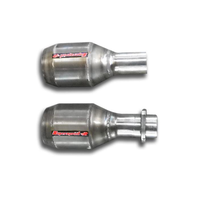 Downpipe + Catalizzatore metallico WRC<br>(Da saldare su collettore di serie) 