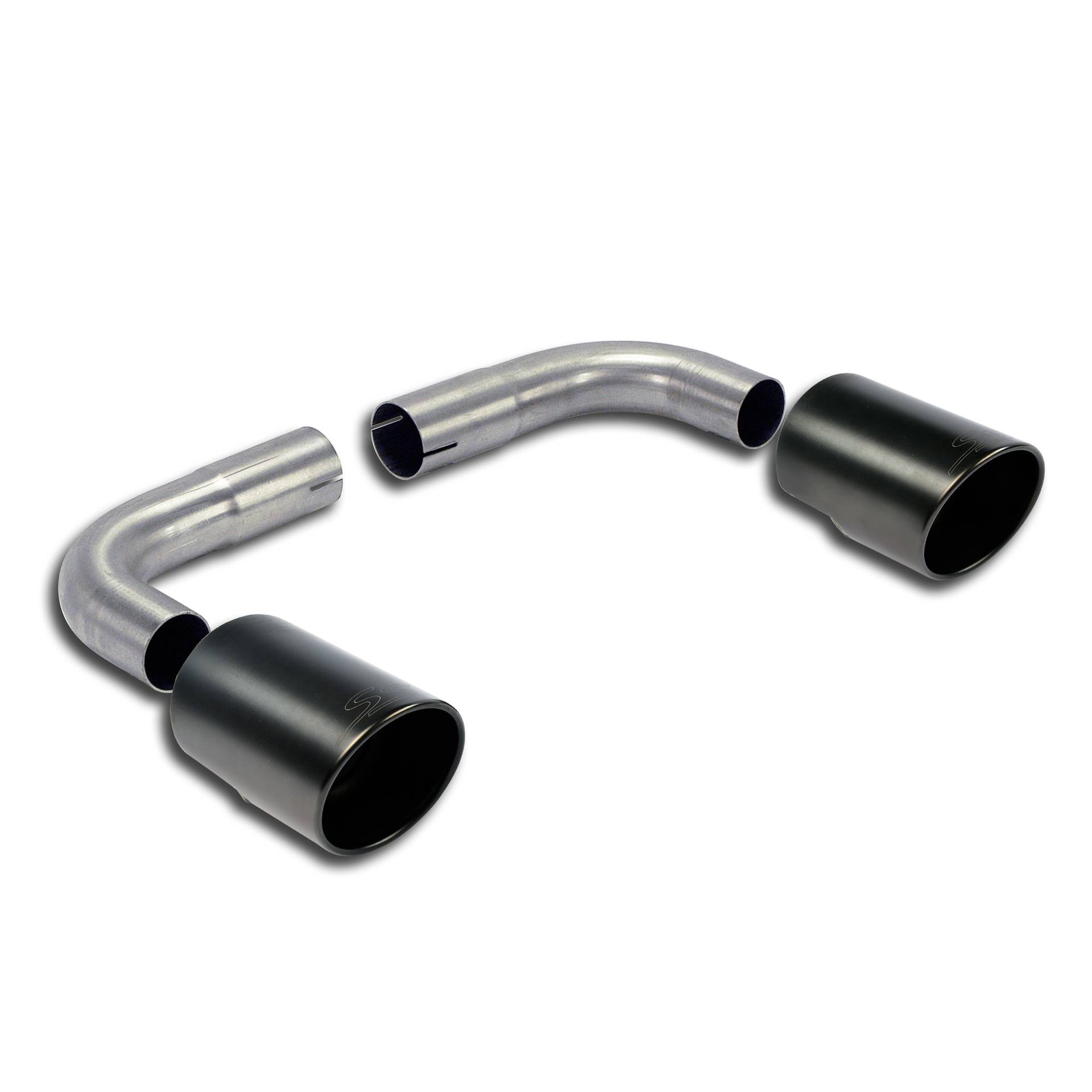 Kit terminali destro O100 - sinistro O100 "Gun Metal Grey"
