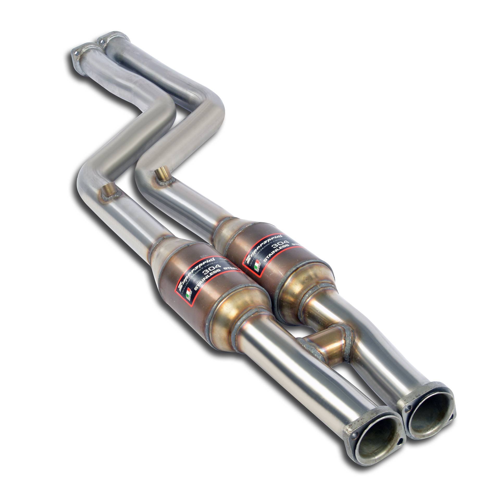 Anteriore "H-Pipe" con catalizzatore metallico Destro - Sinistro