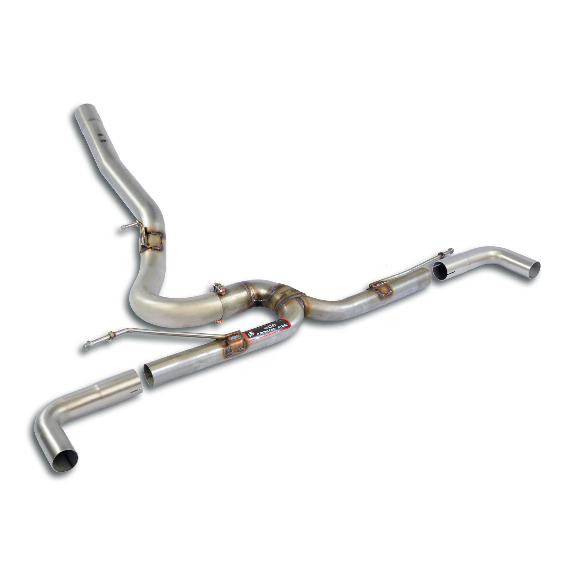 Tubo posteriore "Y-Pipe" Destro-Sinistro<br>(Elimina silenziatore posteriore di serie)