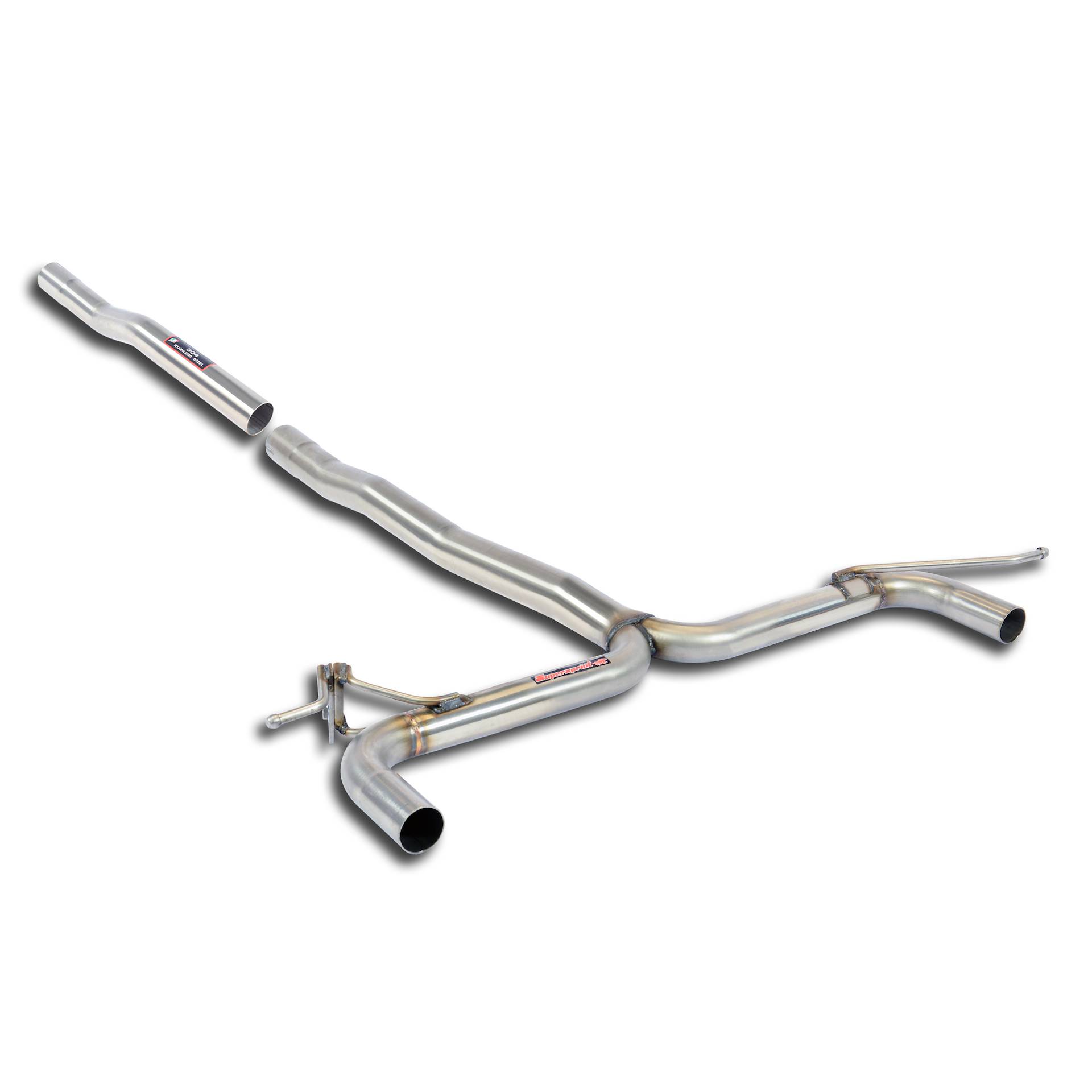 Tubo posteriore "Y-Pipe" Destro-Sinistro<br>(Elimina silenziatore posteriore di serie)