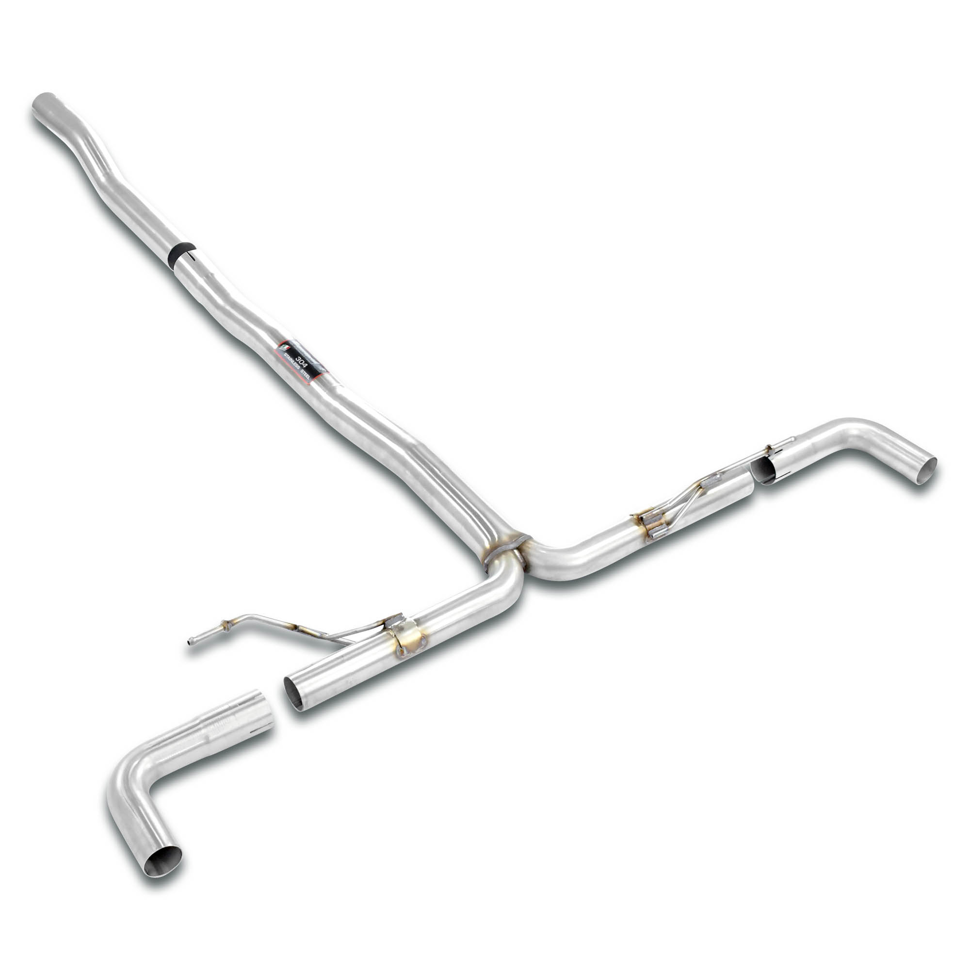 Tubo posteriore "Y-Pipe" Destro-Sinistro<br>(Elimina silenziatore posteriore di serie)
