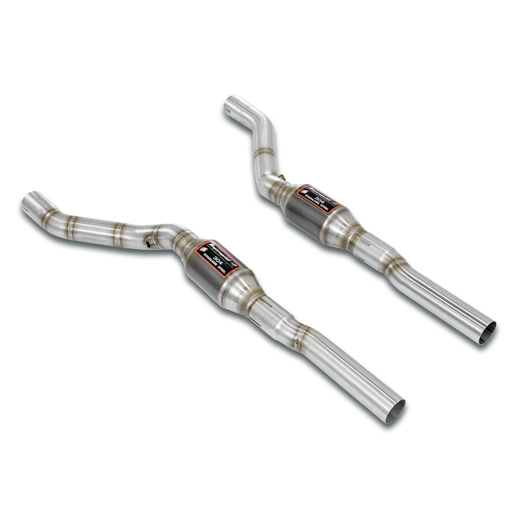 Anteriore con catalizzatore metallico destro + sinistro
