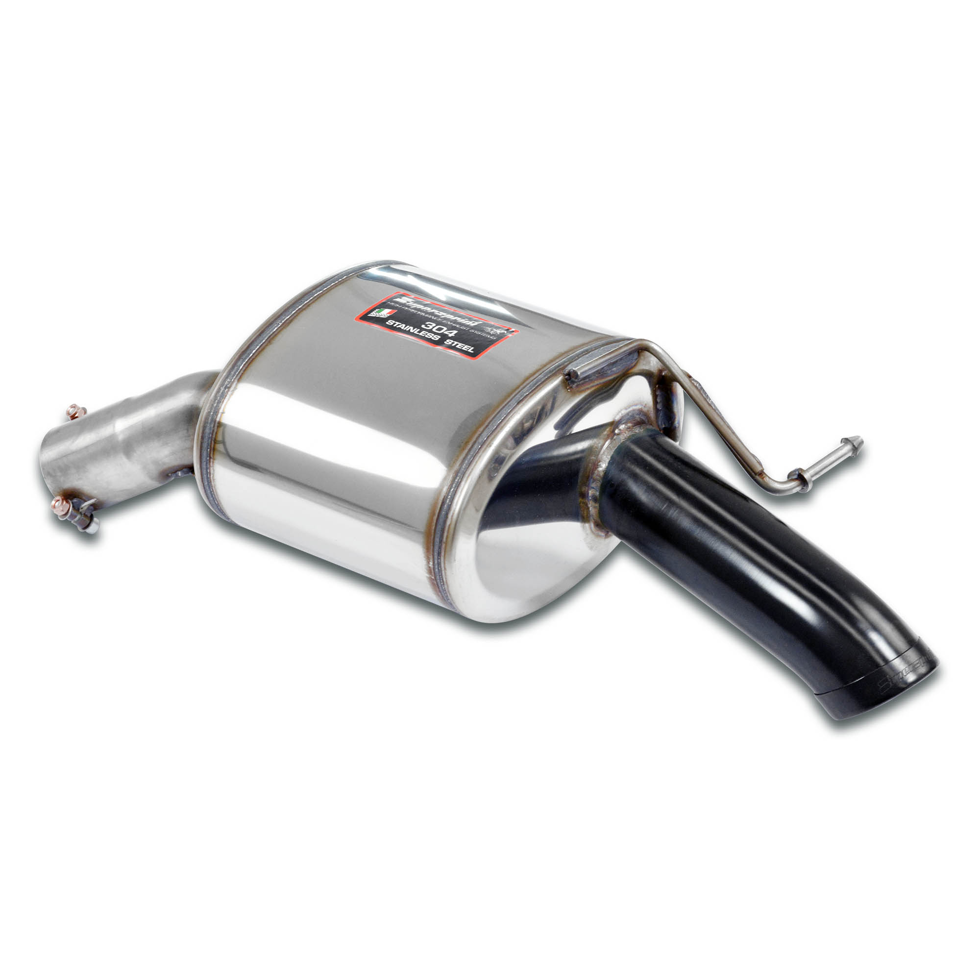 Scarico posteriore destro "Gun Metal Grey" O80