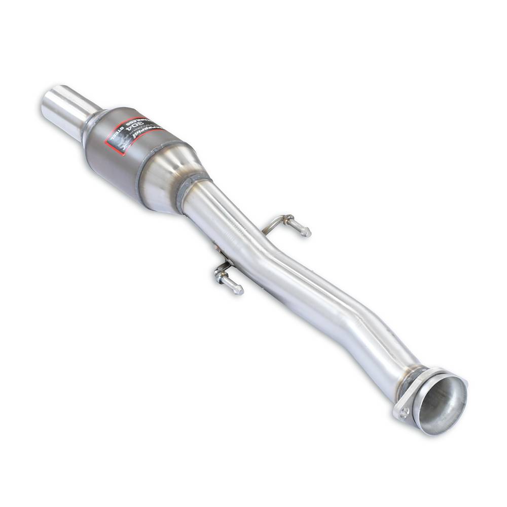 Scarico anteriore con catalizzatore metallico