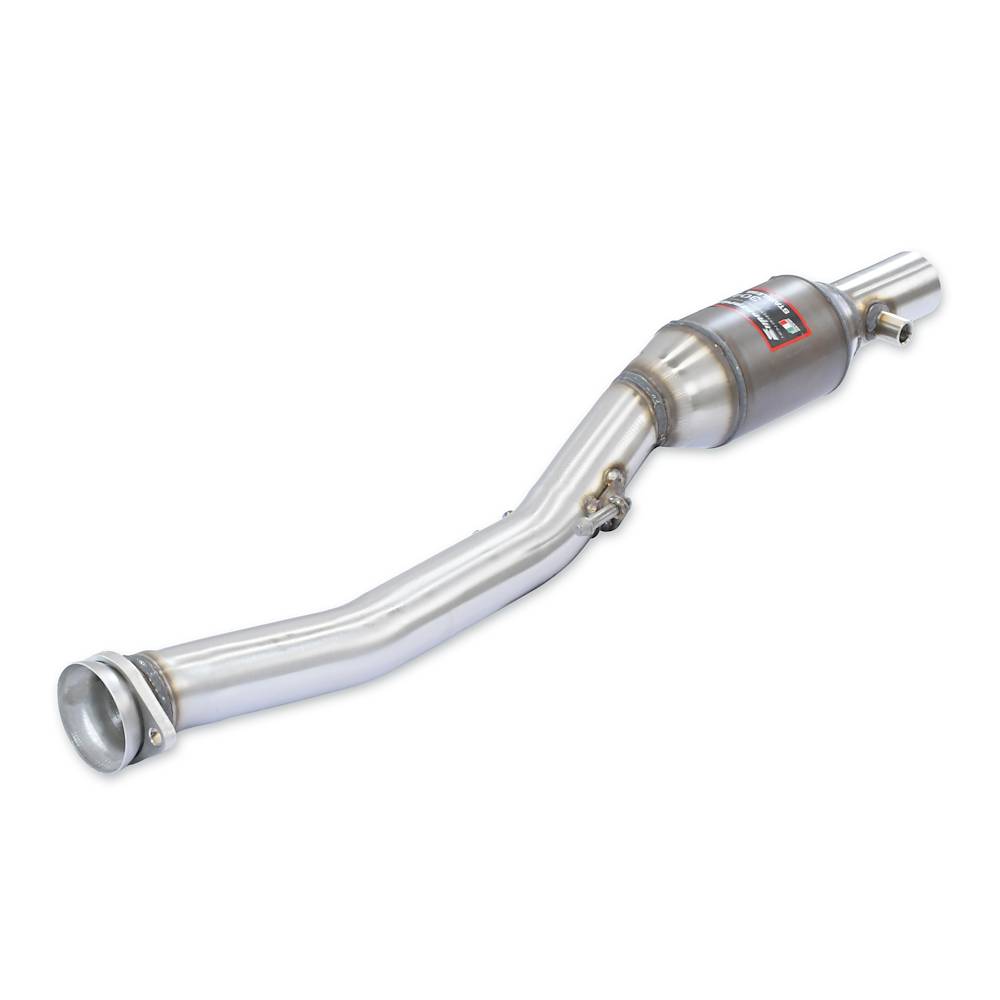 Scarico anteriore con catalizzatore metallico