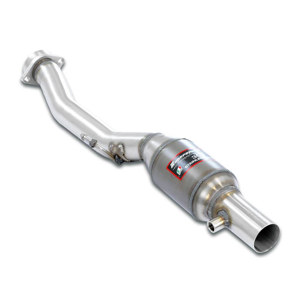 Scarico anteriore con catalizzatore metallico