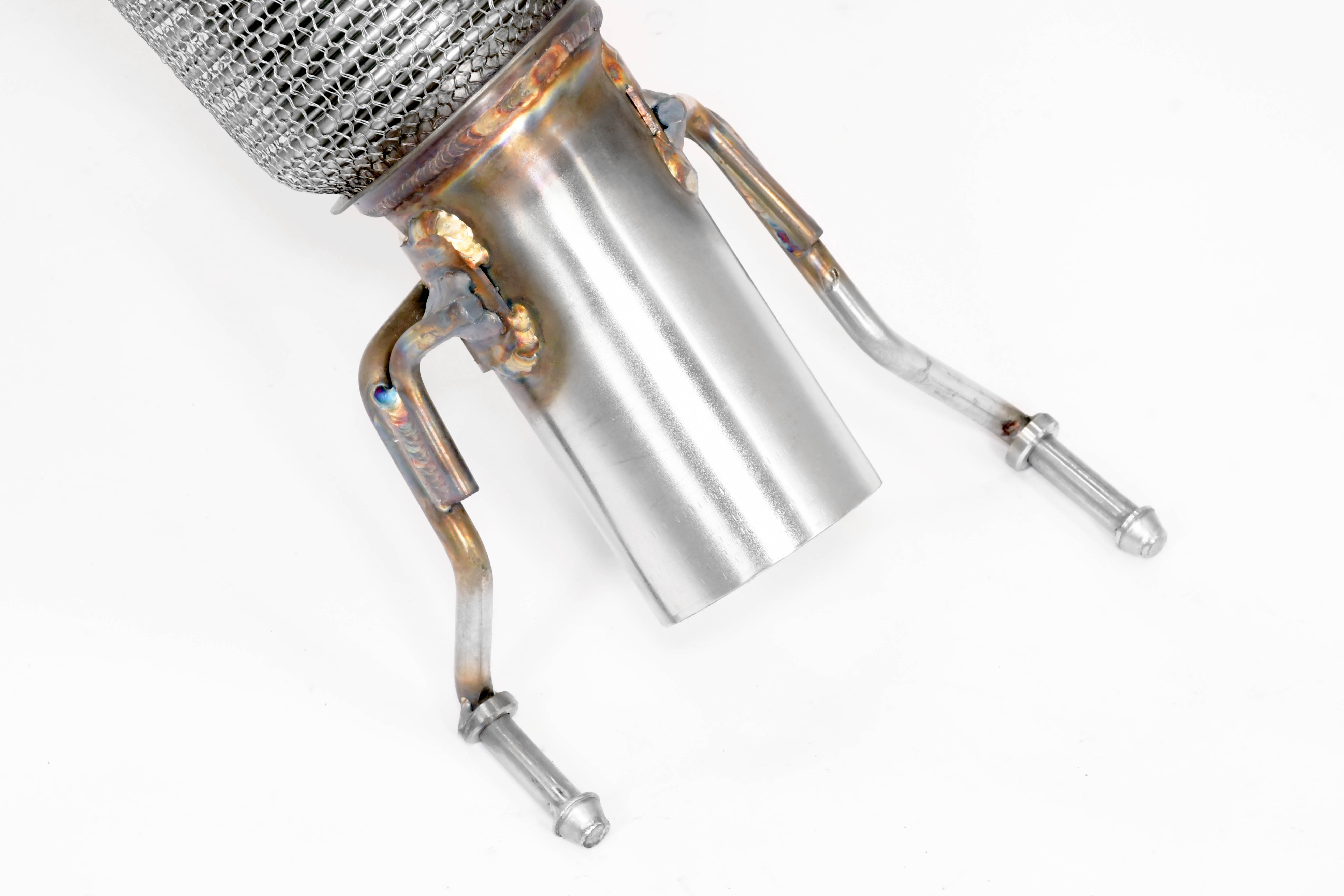 Turbo downpipe kit<br>(Sostituisce catalizzatore di serie)<br>(Replaces OEM catalytic converter)