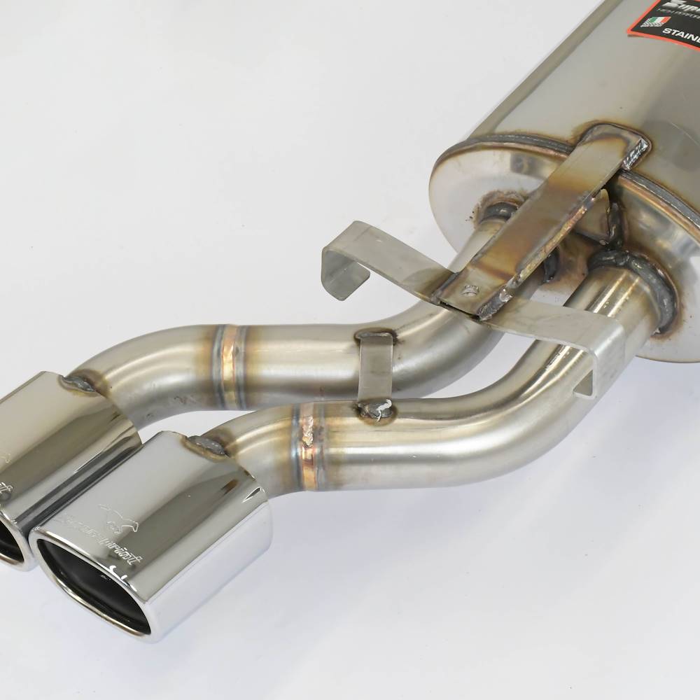 Centrale + posteriore 95x75 "S-Bend"