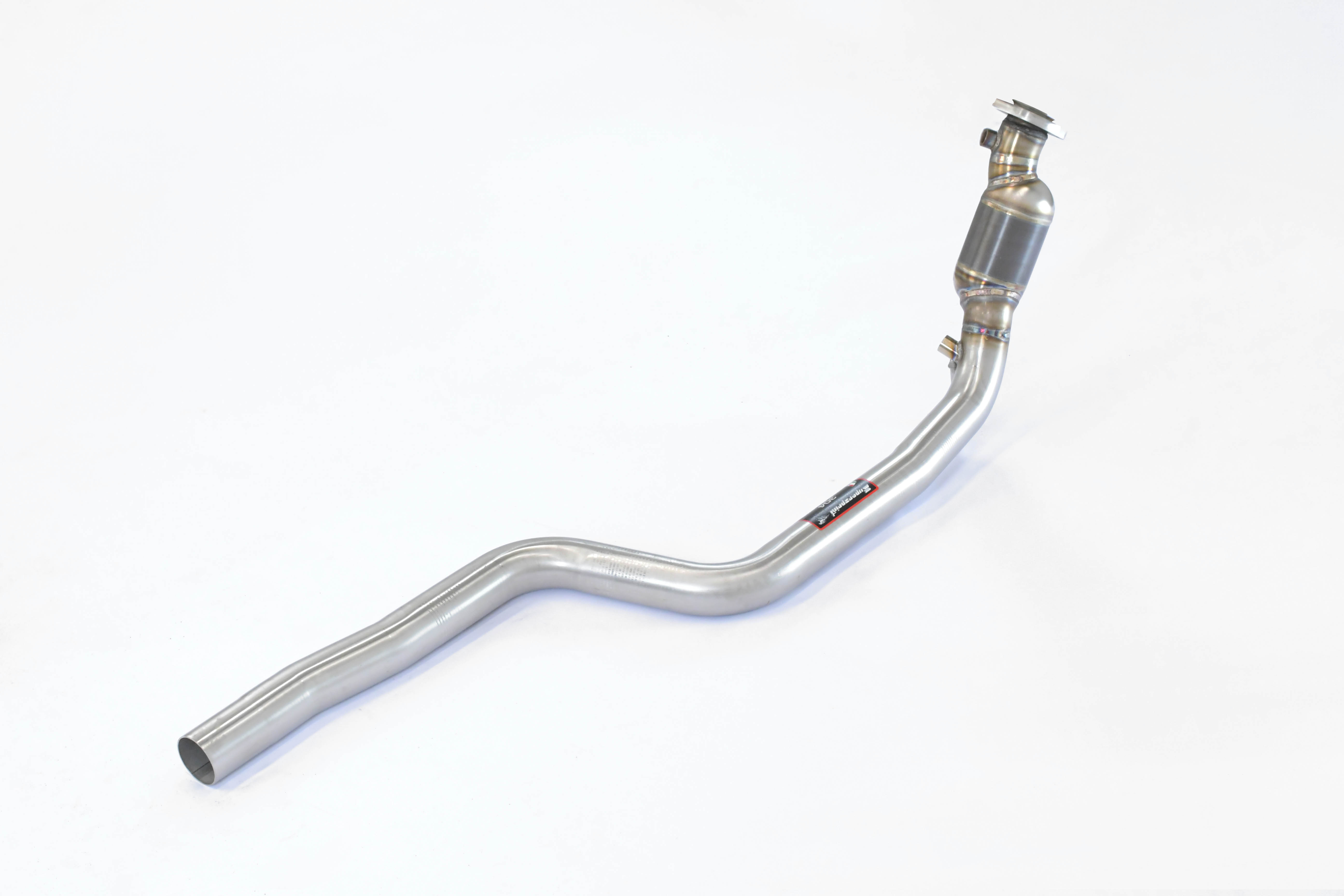 Downpipe Destro + tubo anteriore + catalizzatore primario