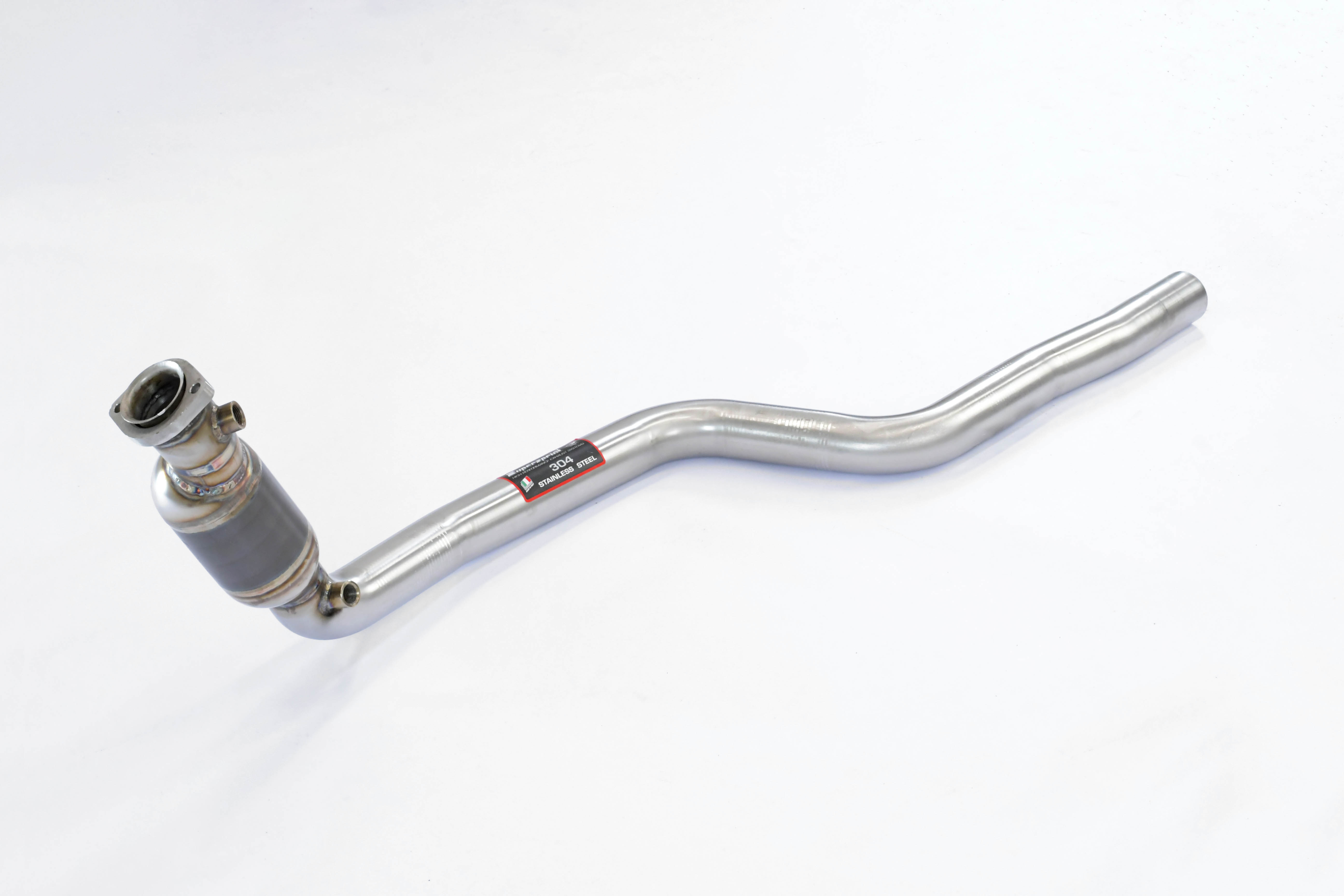 Downpipe Destro + tubo anteriore + catalizzatore primario