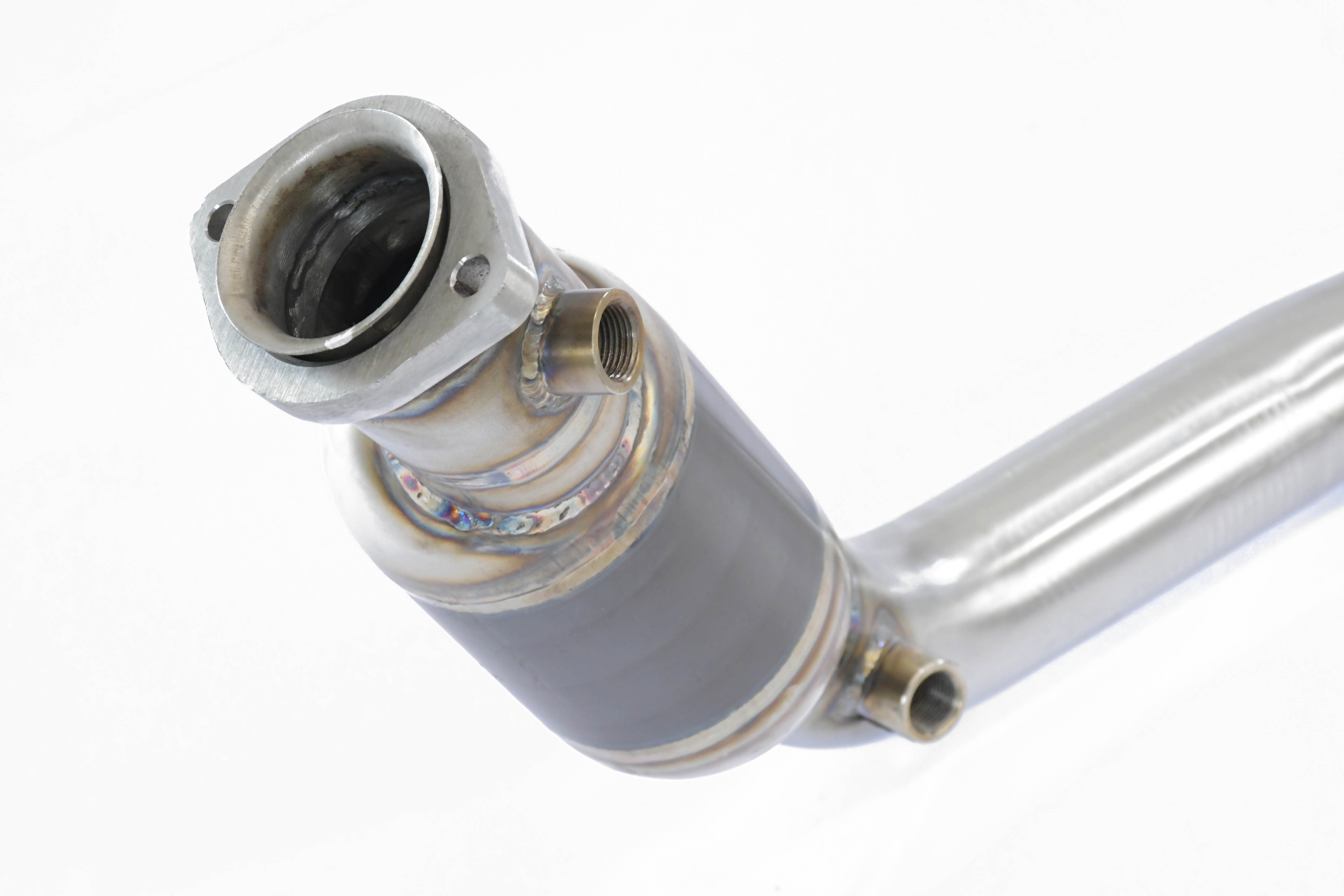 Downpipe Destro + tubo anteriore + catalizzatore primario