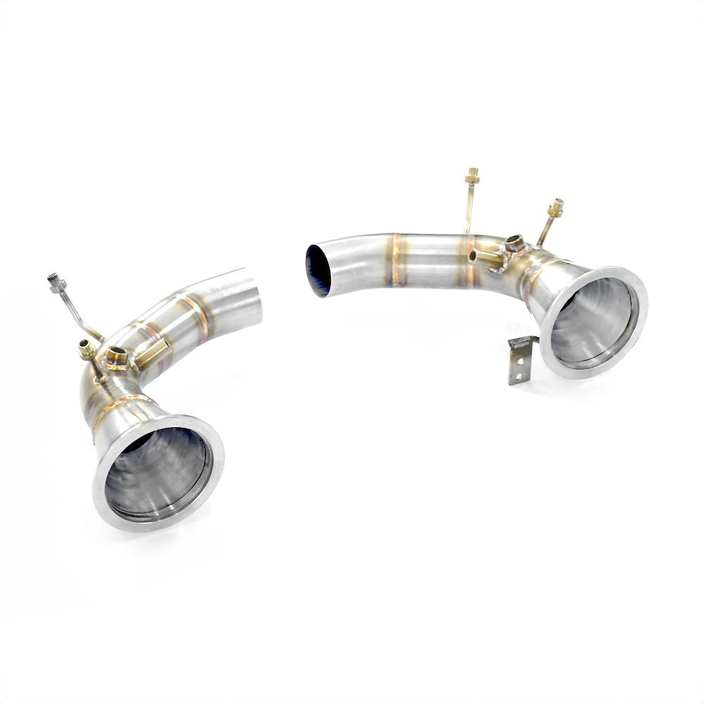 Kit downpipe Destro + Sinistro<br>(Elimina catalizzatore + GPF)