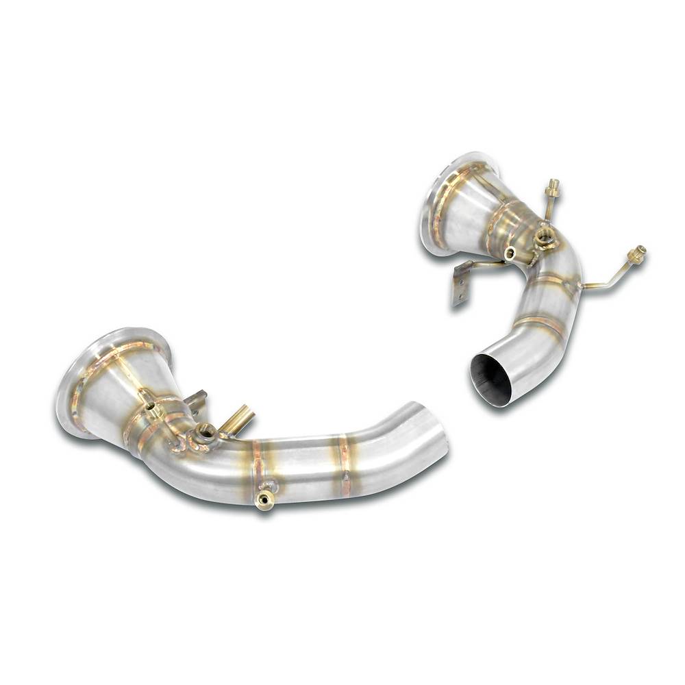 Kit downpipe Destro + Sinistro<br>(Elimina catalizzatore + GPF)