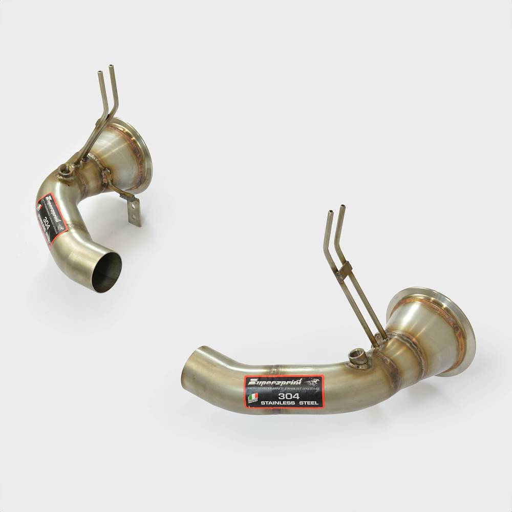 Kit downpipe Destro + Sinistro<br>(Elimina catalizzatore + GPF)