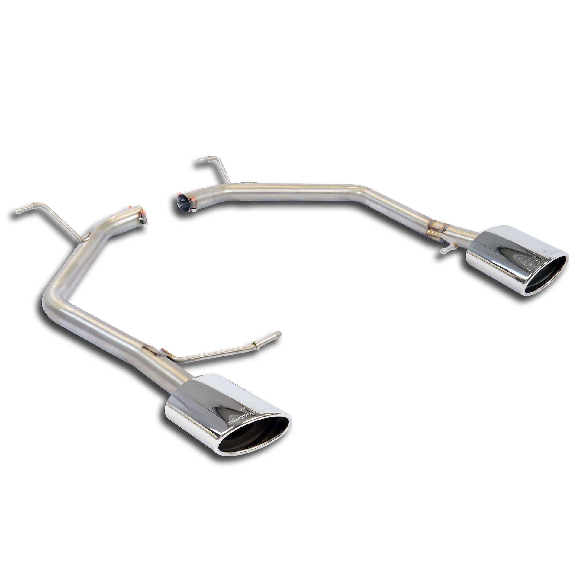 Tubi posteriori destro 145x95 - sinistro 145x95<br>(Elimina silenziatore posteriore di serie)
